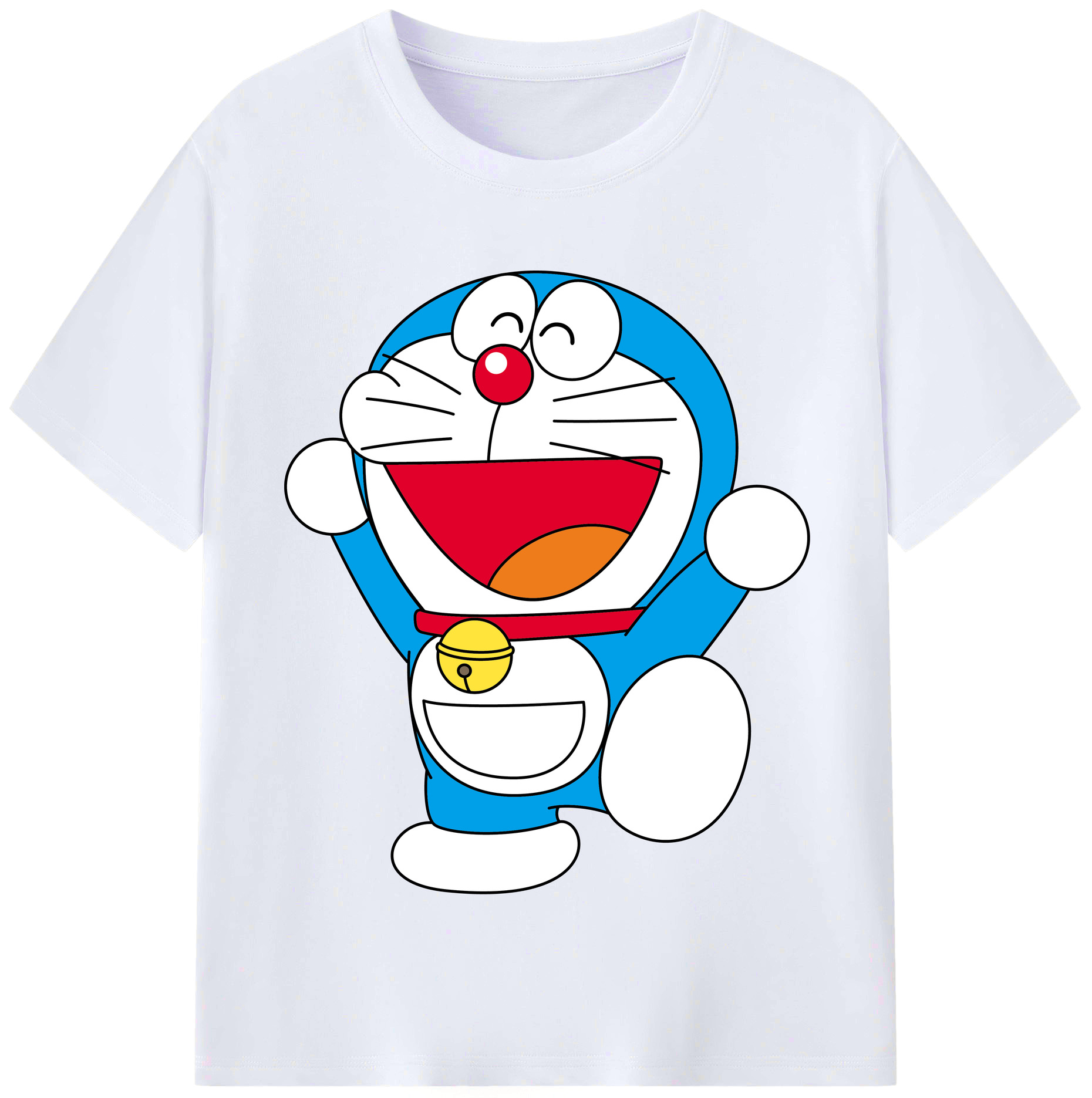 （画像用） ドラえもん Doraemon レディースカジュアルプリントTシャツ（綿100％）