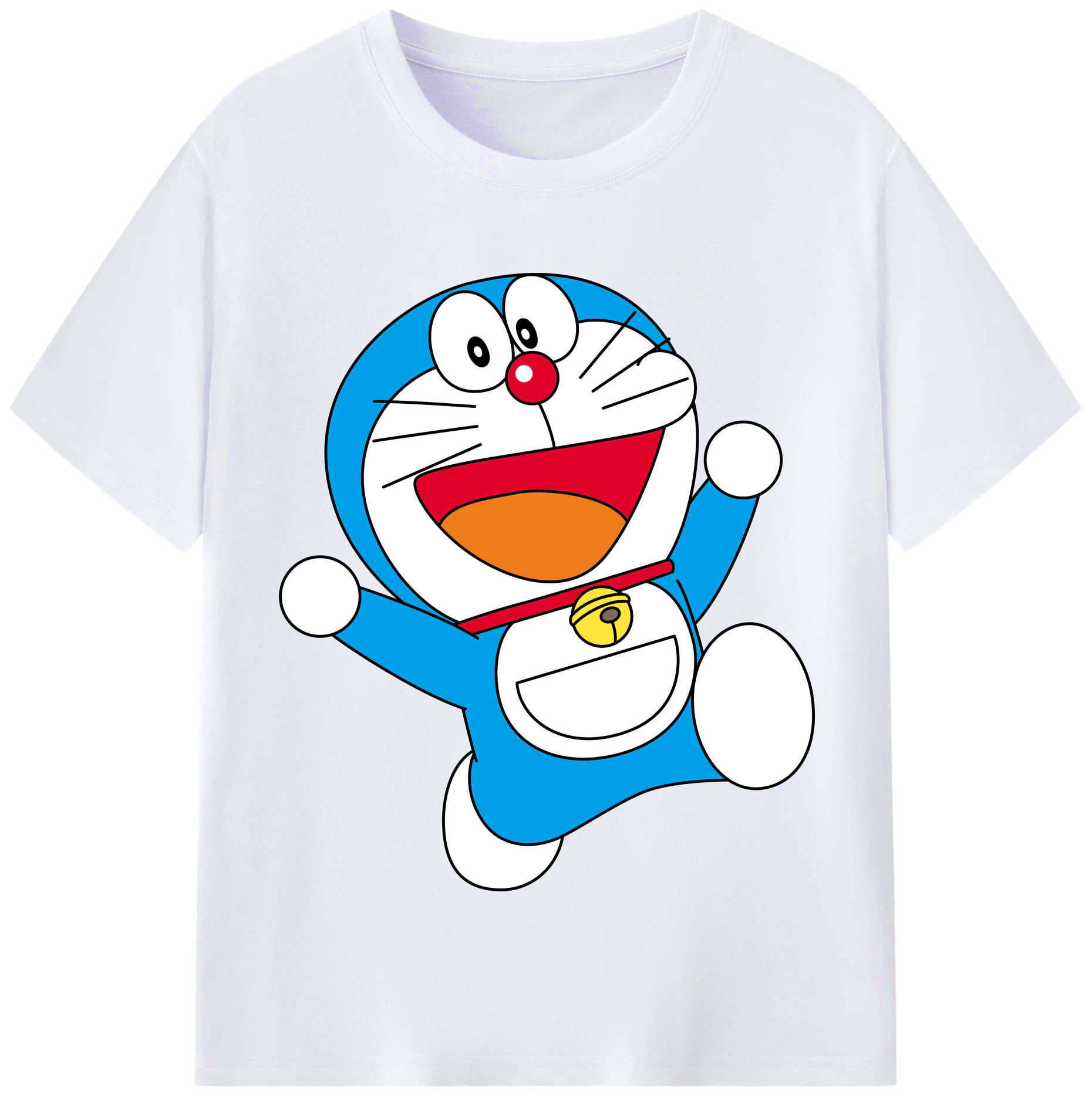 （画像用） ドラえもん Doraemon レディースカジュアルプリントTシャツ（綿100％）