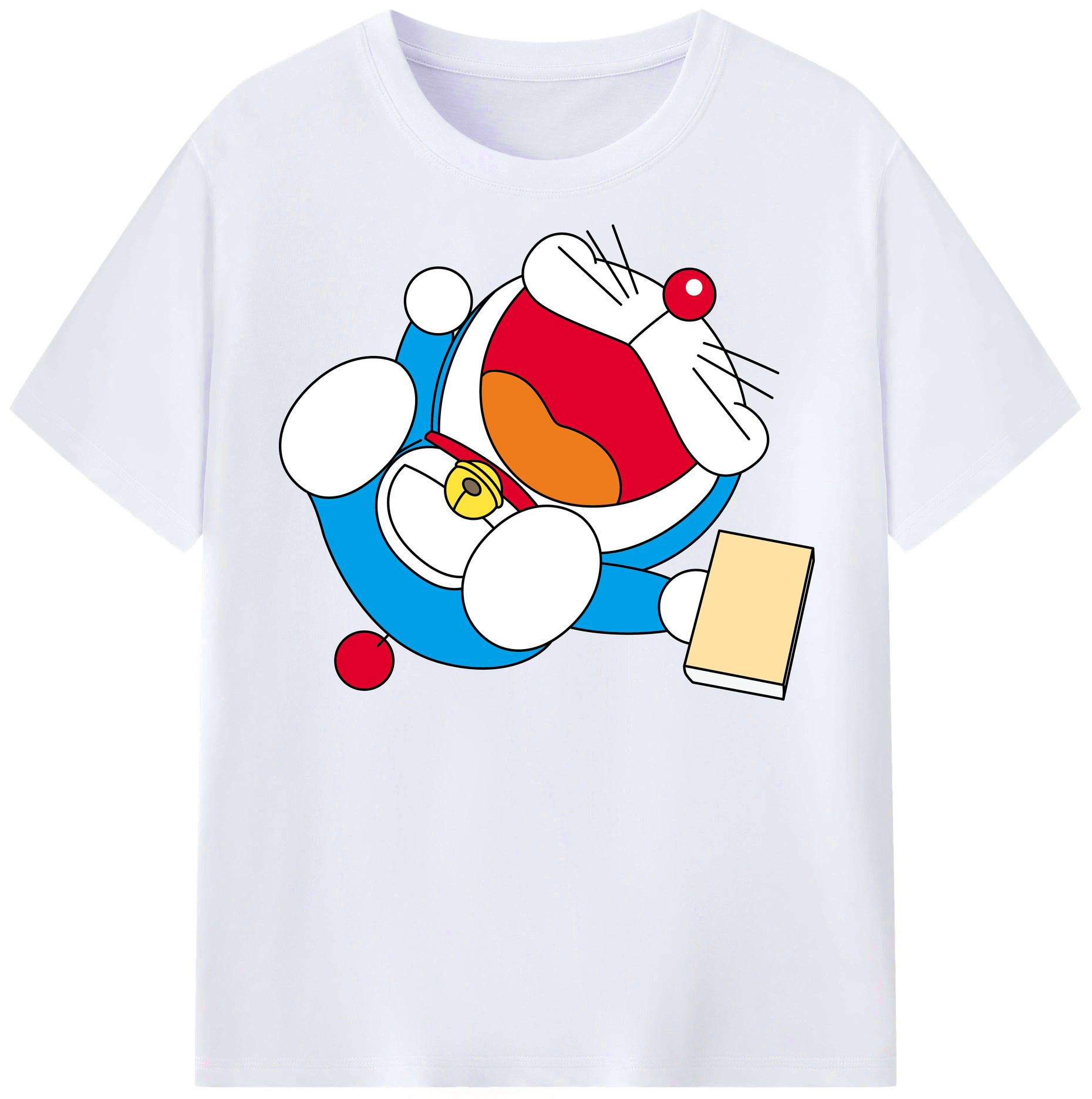 （画像用） ドラえもん Doraemon レディースカジュアルプリントTシャツ（綿100％）