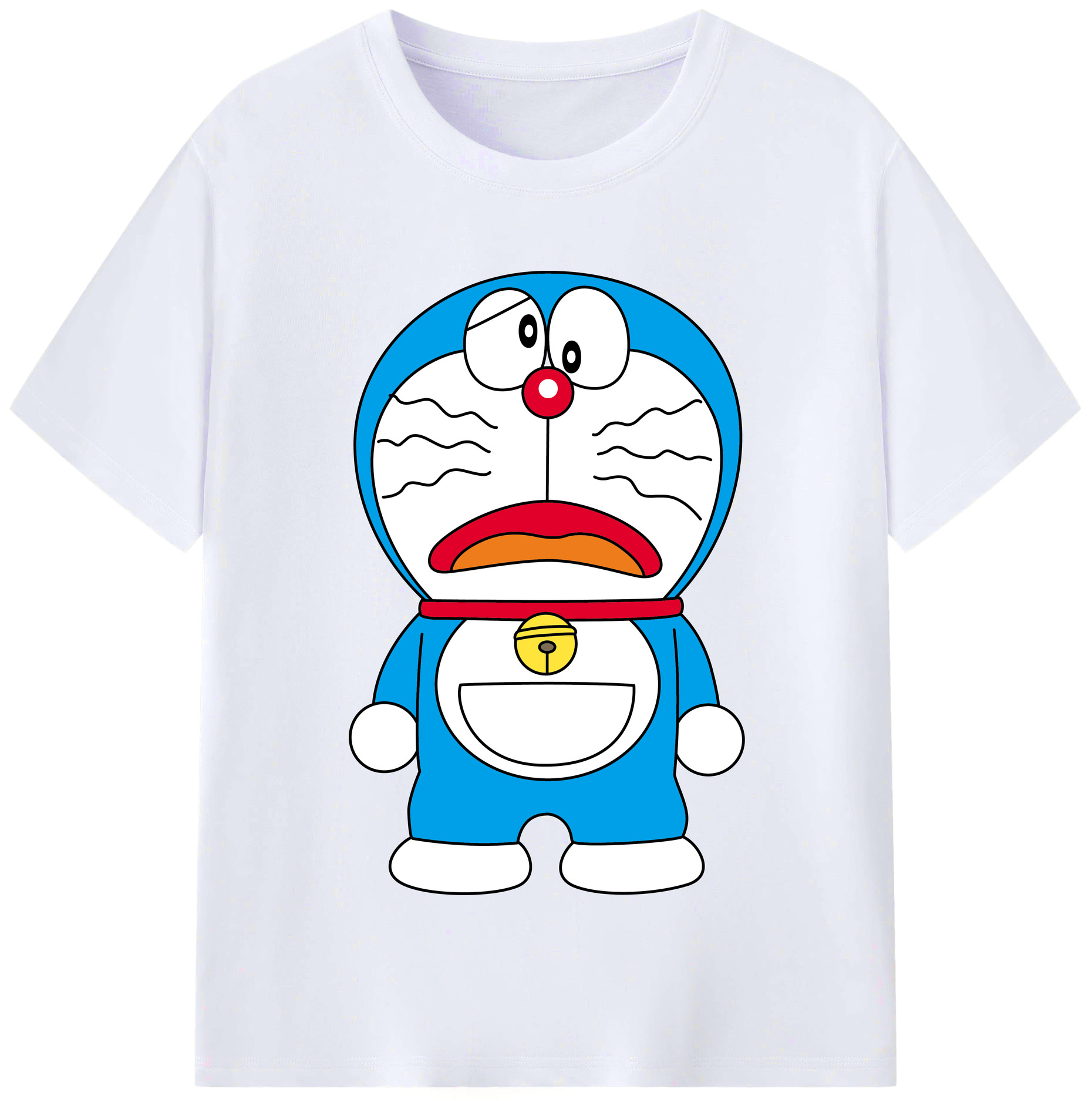 （画像用） ドラえもん Doraemon レディースカジュアルプリントTシャツ（綿100％）