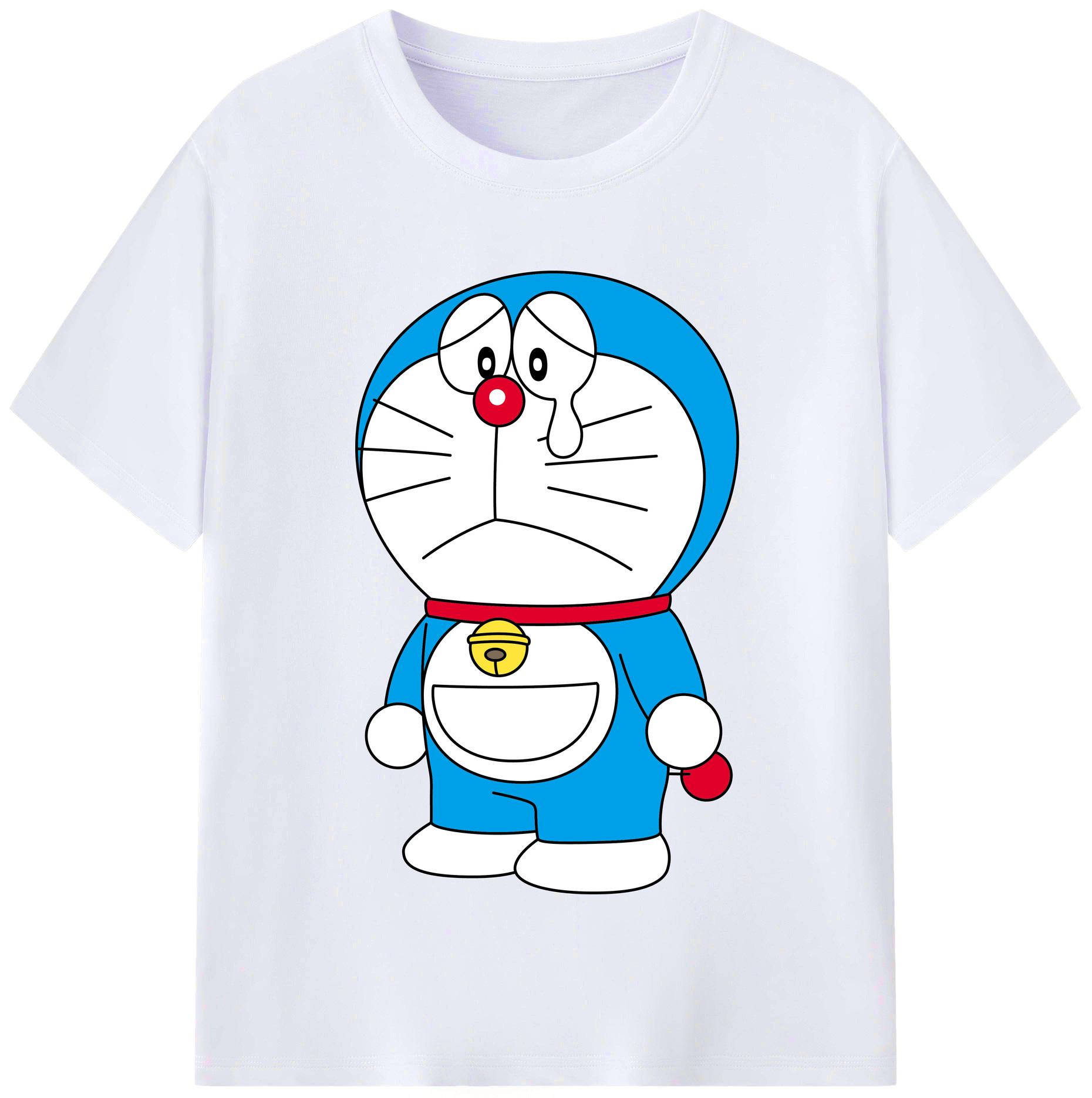 （画像用） ドラえもん Doraemon レディースカジュアルプリントTシャツ（綿100％）