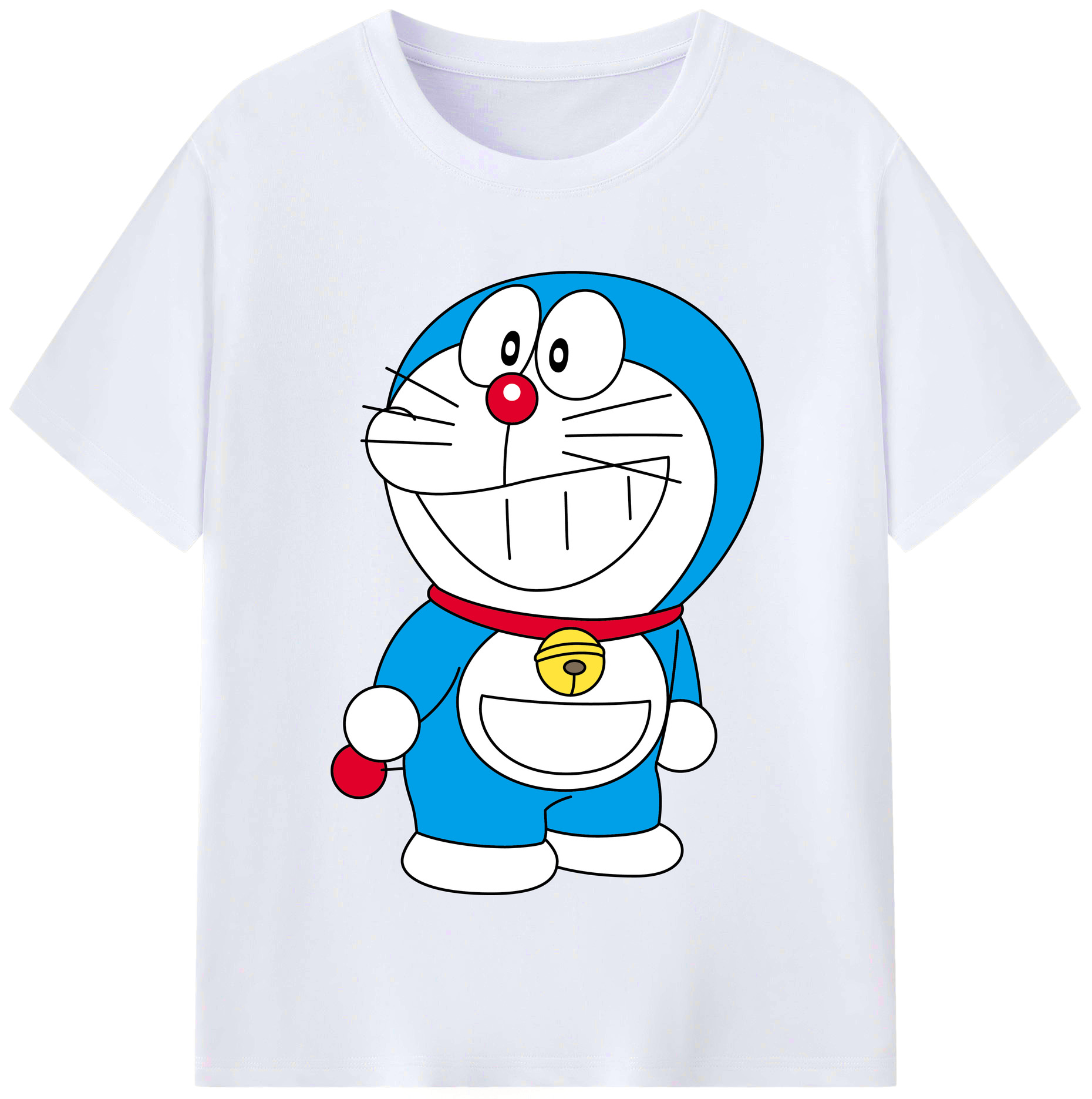 （画像用） ドラえもん Doraemon レディースカジュアルプリントTシャツ（綿100％）