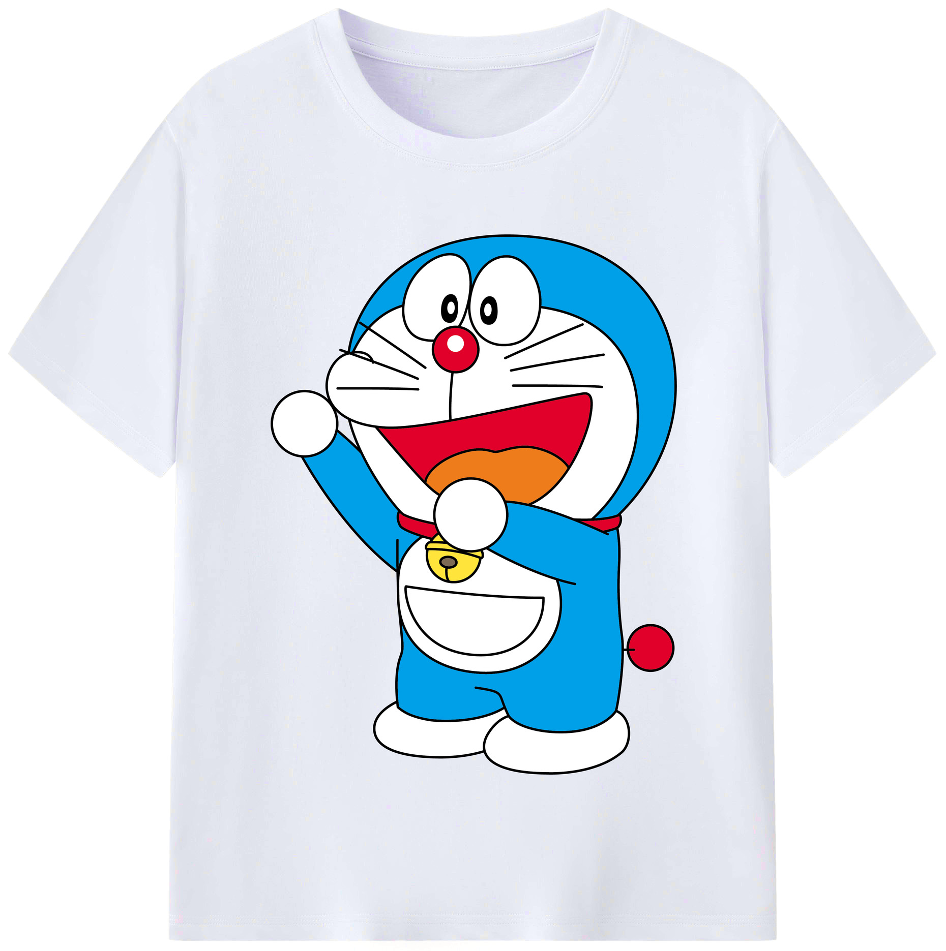 （画像用） ドラえもん Doraemon レディースカジュアルプリントTシャツ（綿100％）