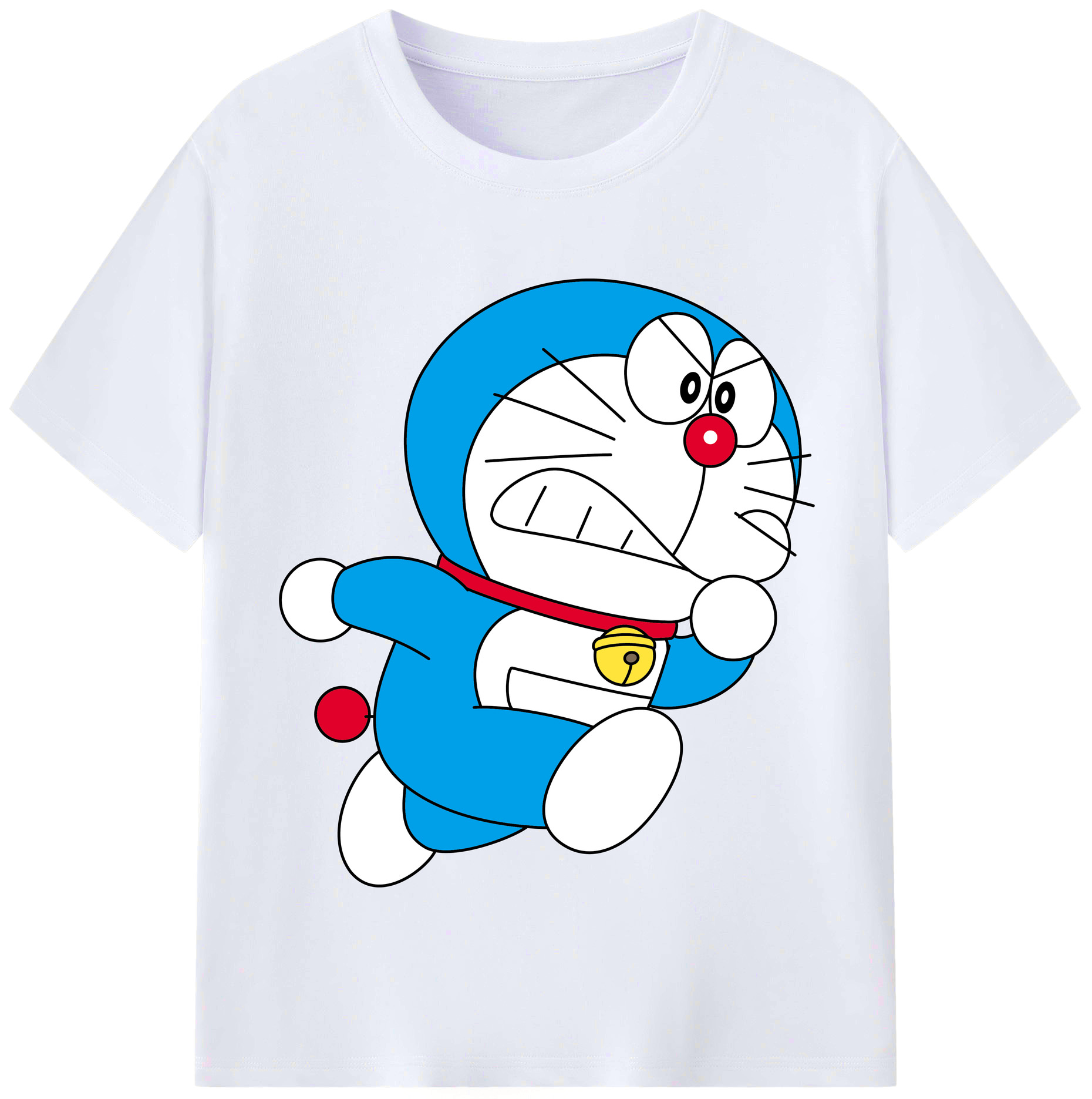 （画像用） ドラえもん Doraemon レディースカジュアルプリントTシャツ（綿100％）