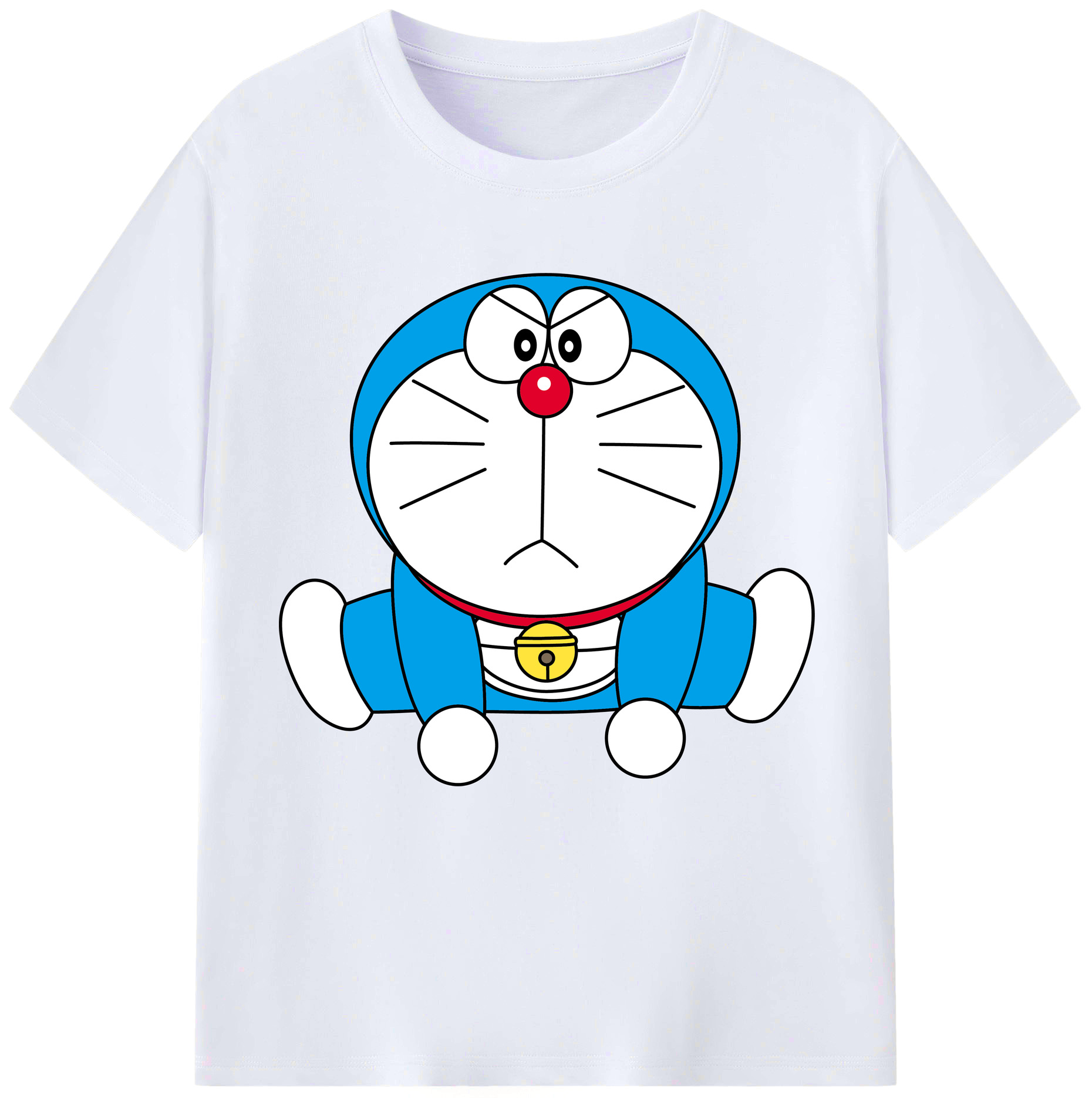 （画像用） ドラえもん Doraemon レディースカジュアルプリントTシャツ（綿100％）