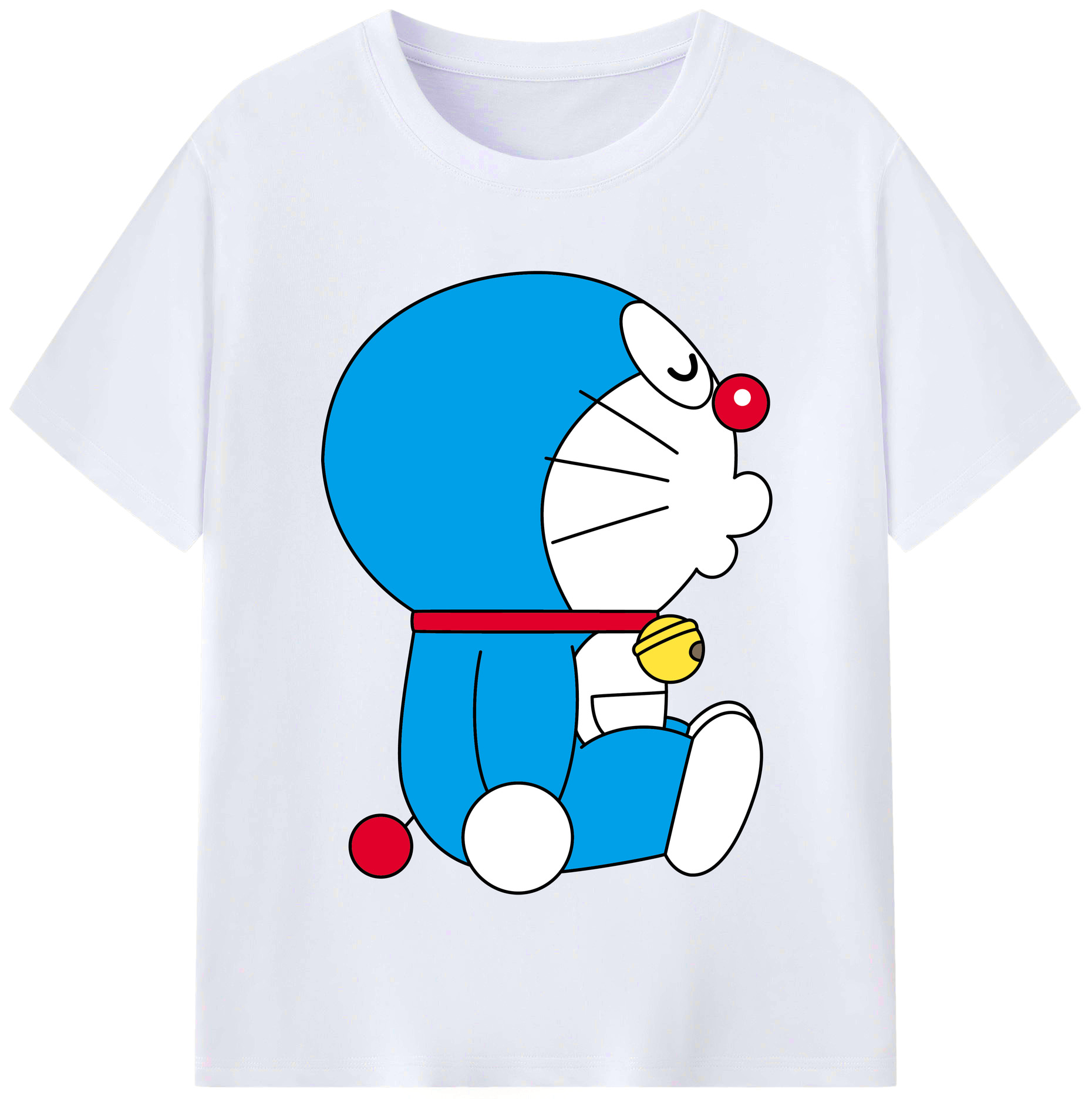 （画像用） ドラえもん Doraemon レディースカジュアルプリントTシャツ（綿100％）