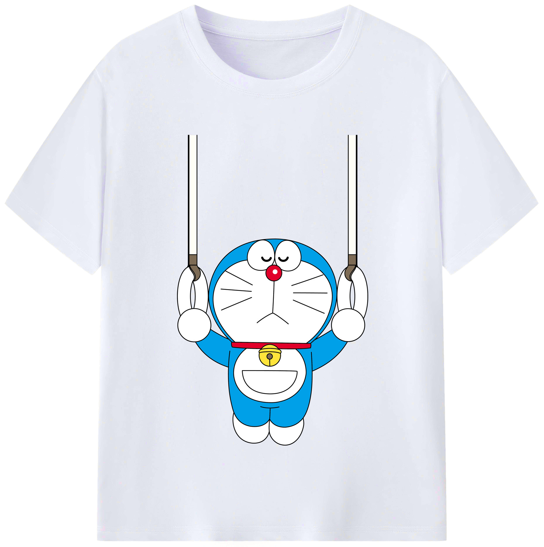 （画像用） ドラえもん Doraemon レディースカジュアルプリントTシャツ（綿100％）