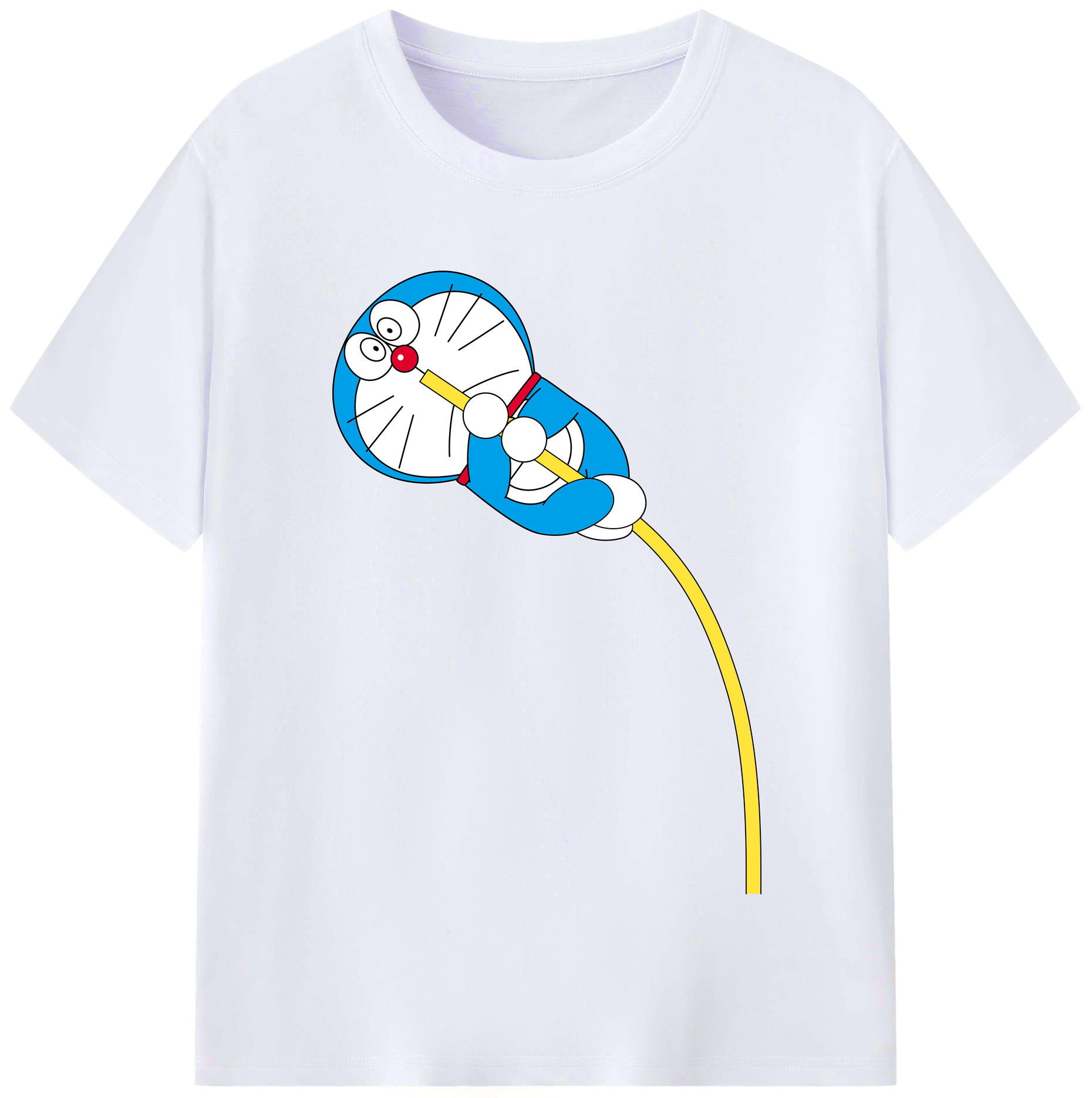 （画像用） ドラえもん Doraemon レディースカジュアルプリントTシャツ（綿100％）