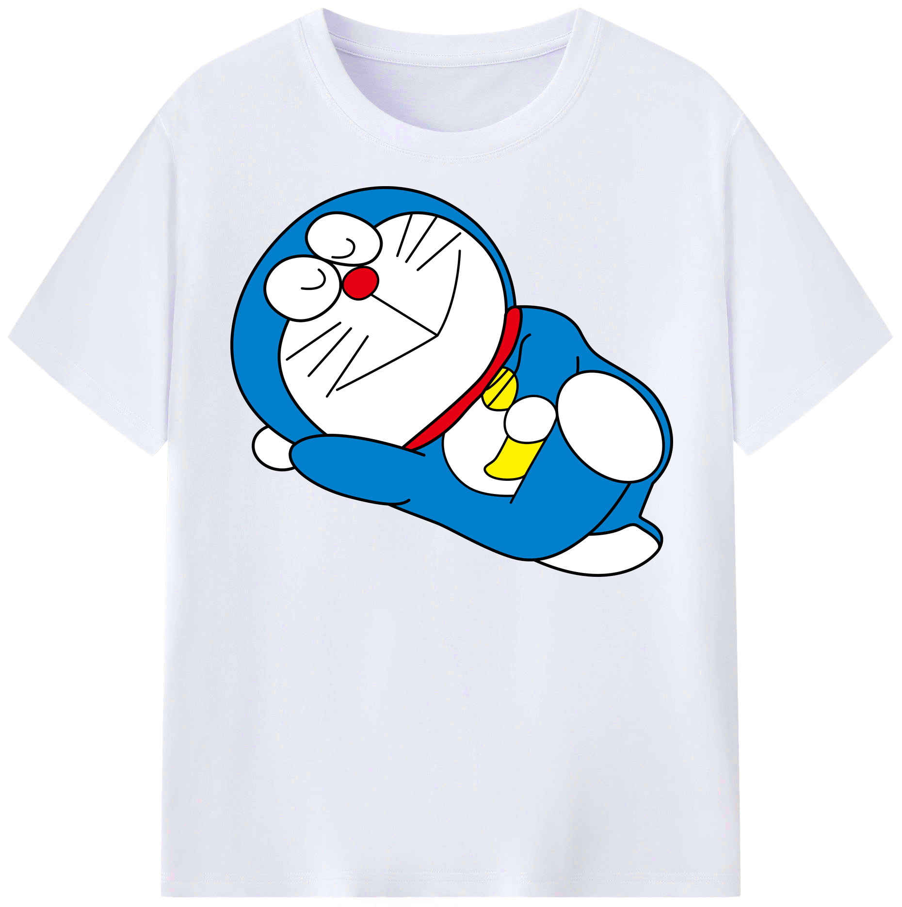 （画像用） ドラえもん Doraemon レディースカジュアルプリントTシャツ（綿100％）