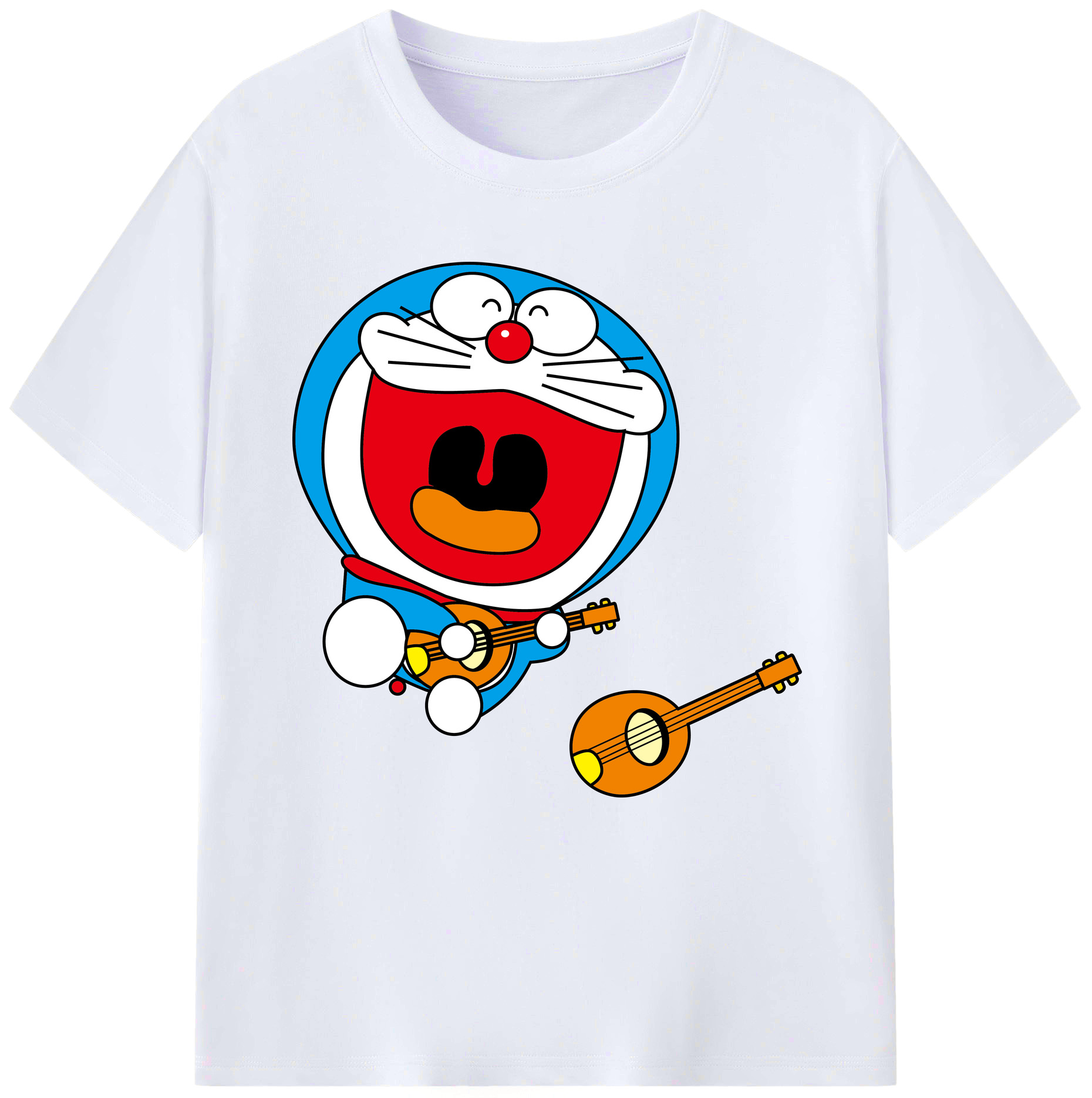 （画像用） ドラえもん Doraemon レディースカジュアルプリントTシャツ（綿100％）