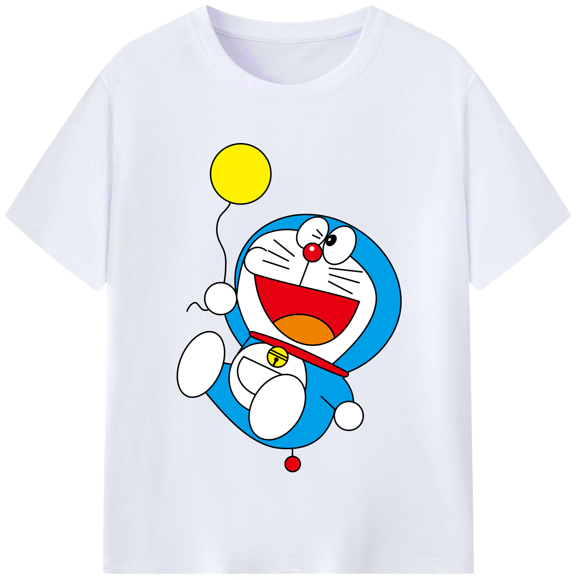 （画像用） ドラえもん Doraemon レディースカジュアルプリントTシャツ（綿100％）