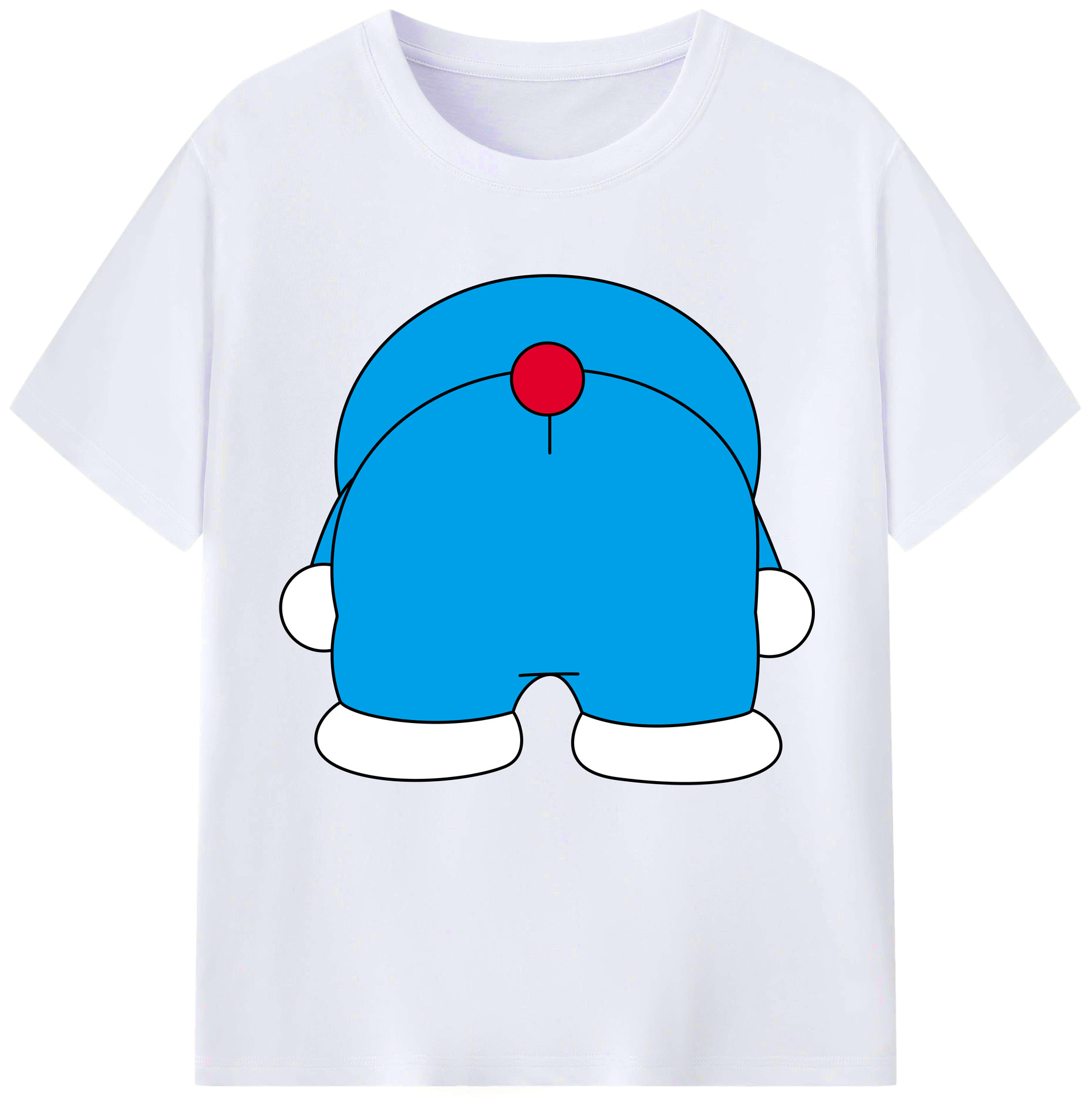 （画像用） ドラえもん Doraemon レディースカジュアルプリントTシャツ（綿100％）