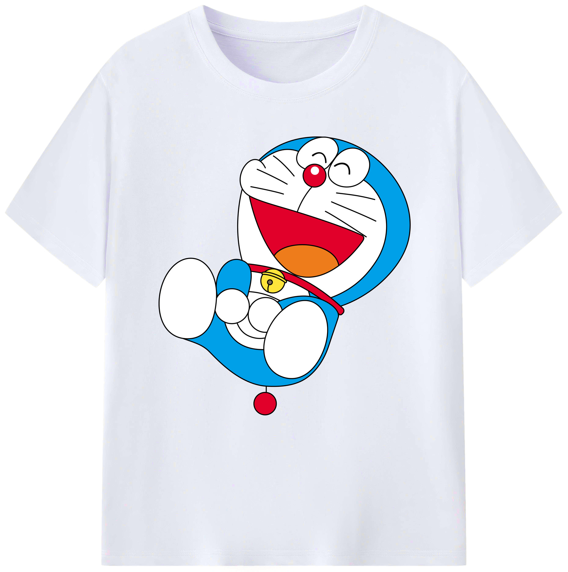 （画像用） ドラえもん Doraemon レディースカジュアルプリントTシャツ（綿100％）