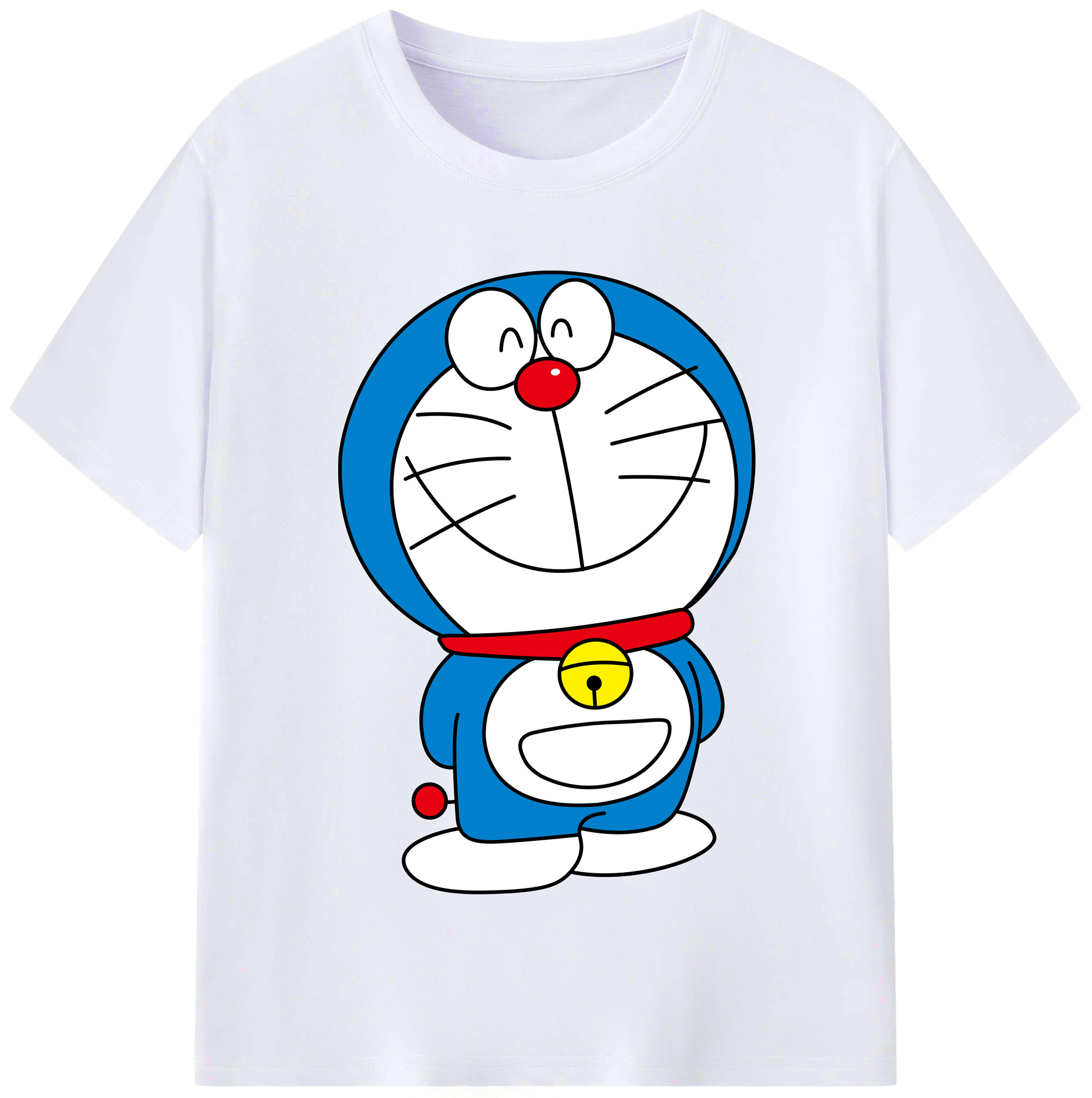 （画像用） ドラえもん Doraemon レディースカジュアルプリントTシャツ（綿100％）
