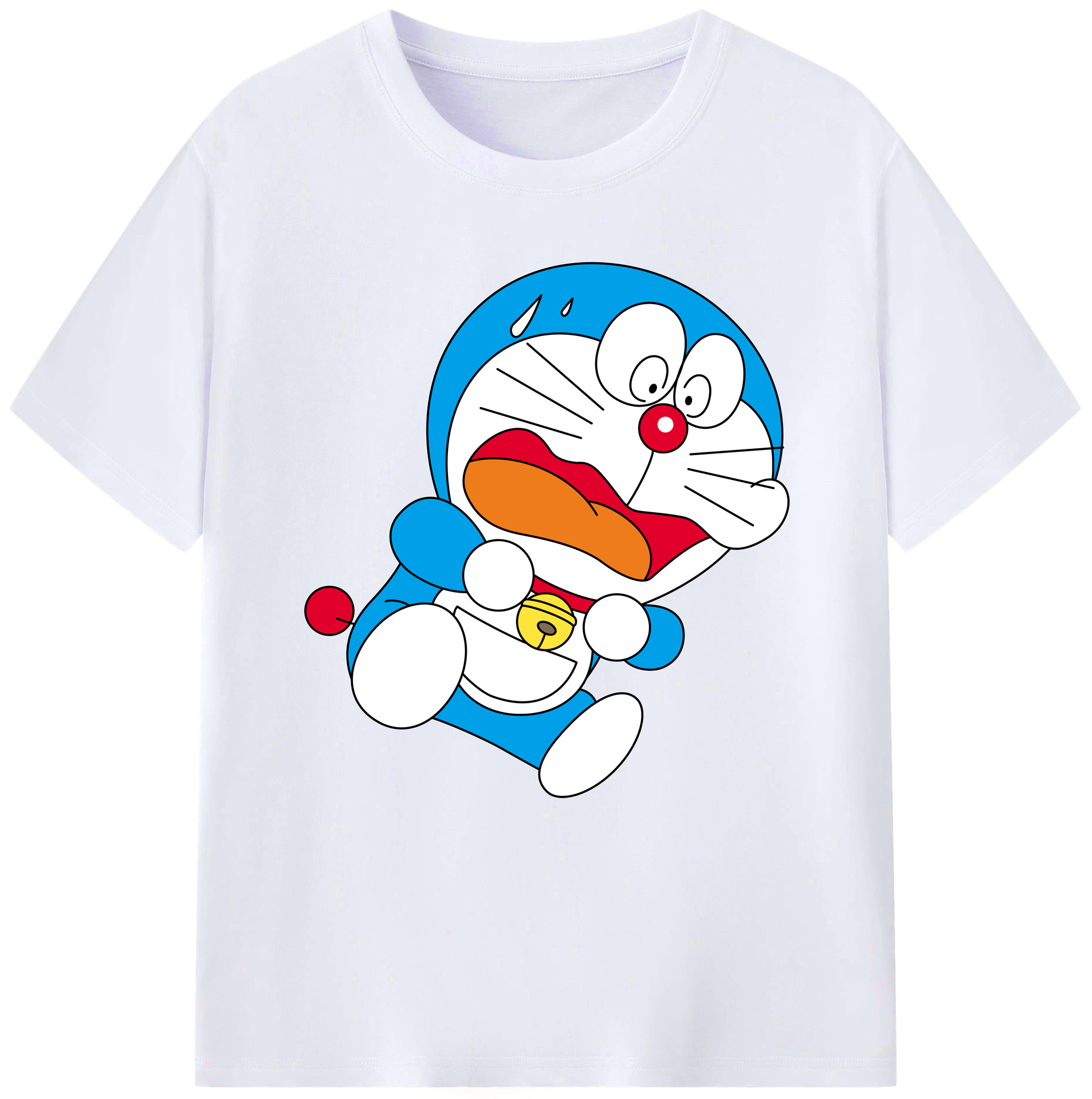 （画像用） ドラえもん Doraemon レディースカジュアルプリントTシャツ（綿100％）