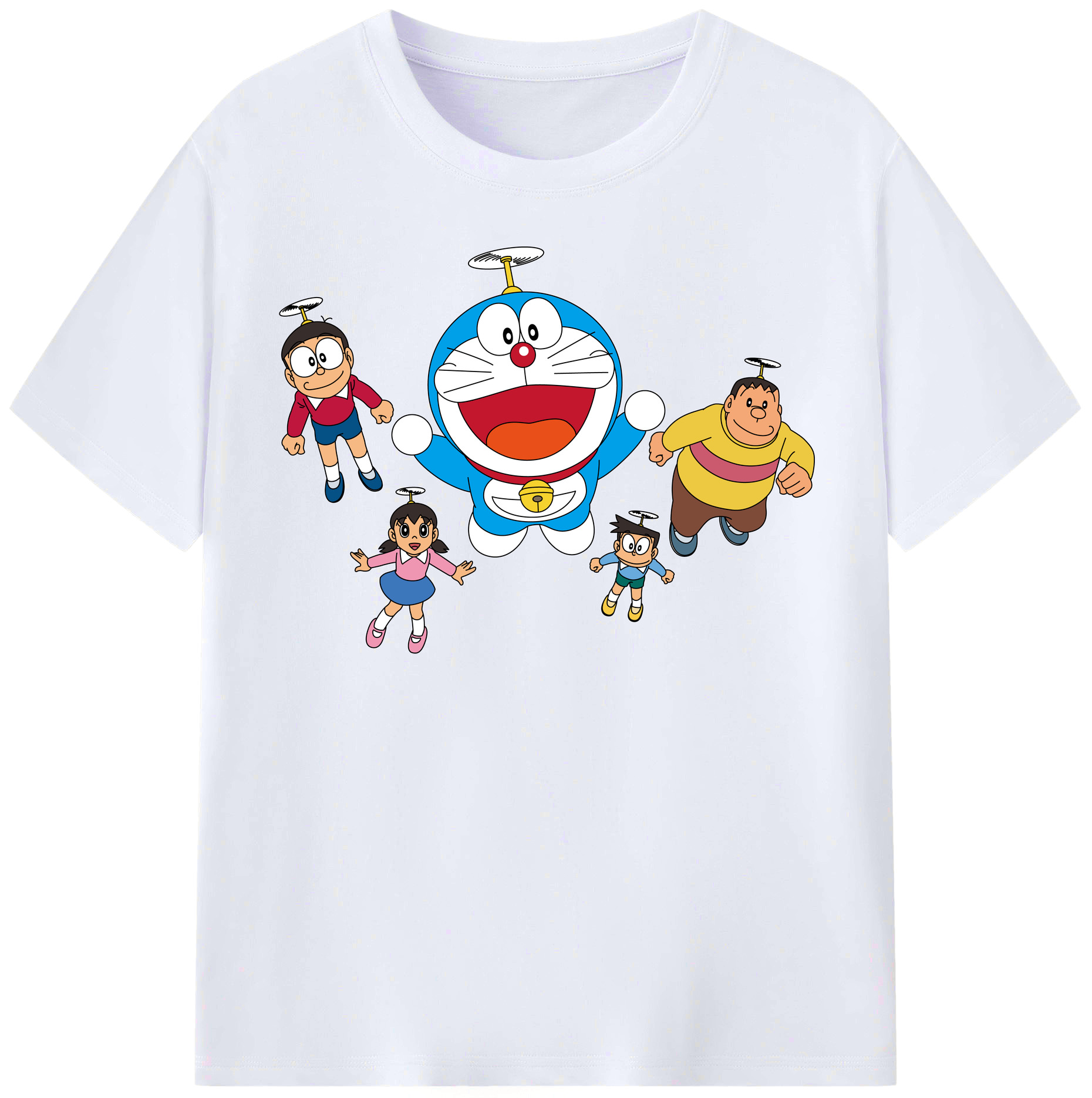 （画像用） ドラえもん 骨川 スネ夫 Doraemon Honekawa Suneo レディースカジュアルプリントTシャツ（綿100％）