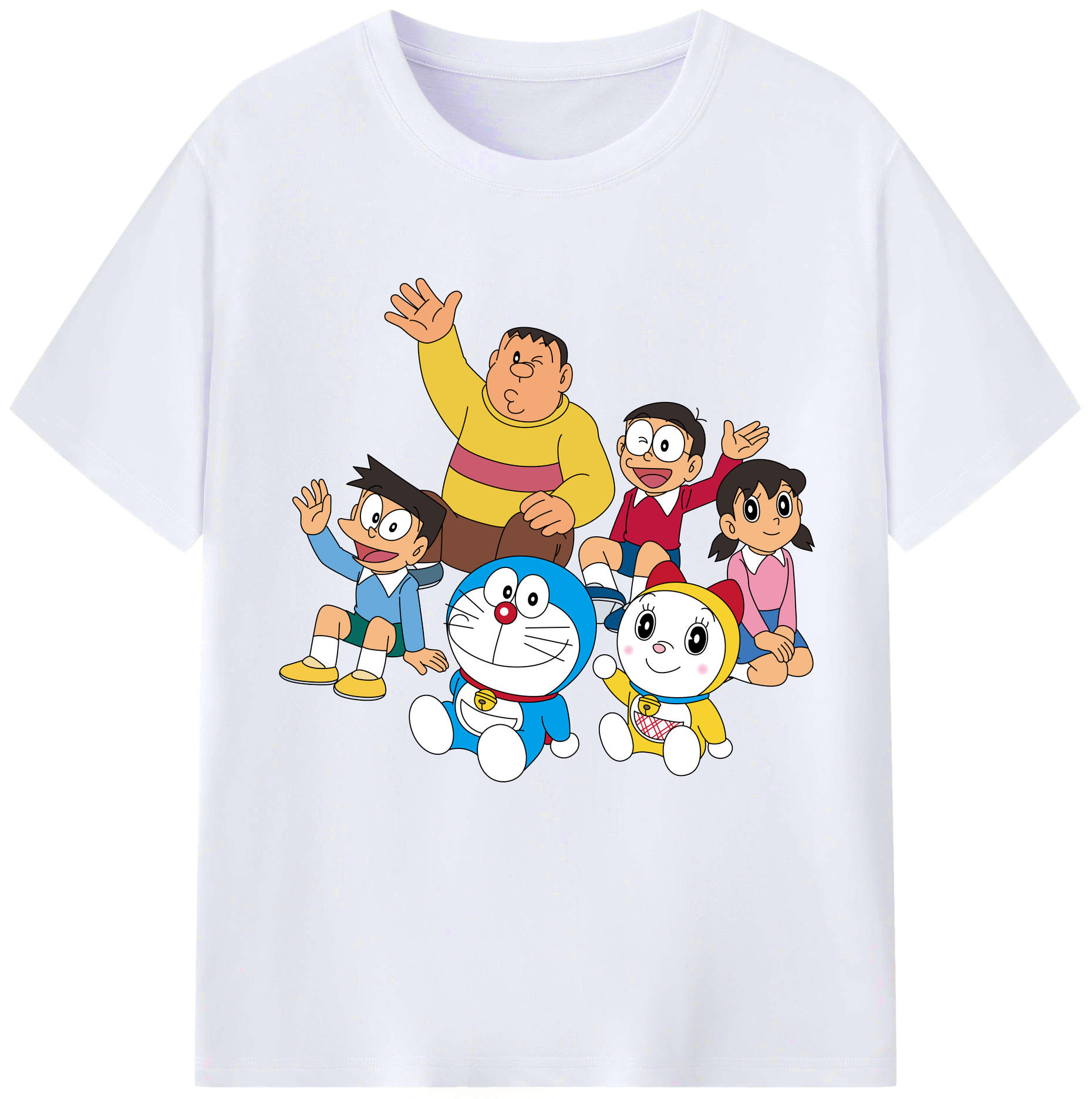 （画像用） ドラえもん 骨川 スネ夫 Doraemon Honekawa Suneo レディースカジュアルプリントTシャツ（綿100％）