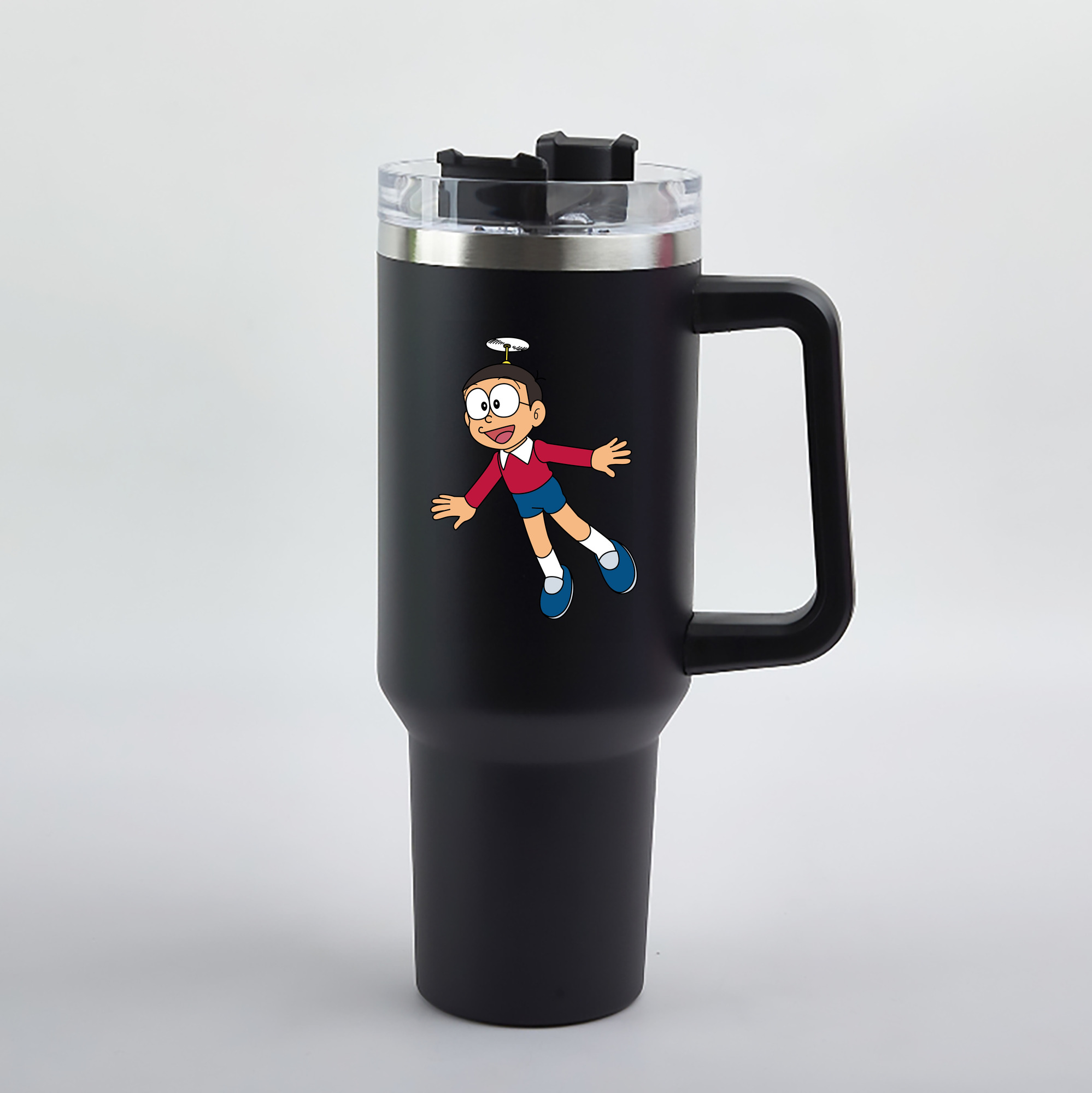 （画像用） ドラえもん 野比 のび太 Doraemon Nobita Nobi 1200mL車用タンブラー（カラープリント）