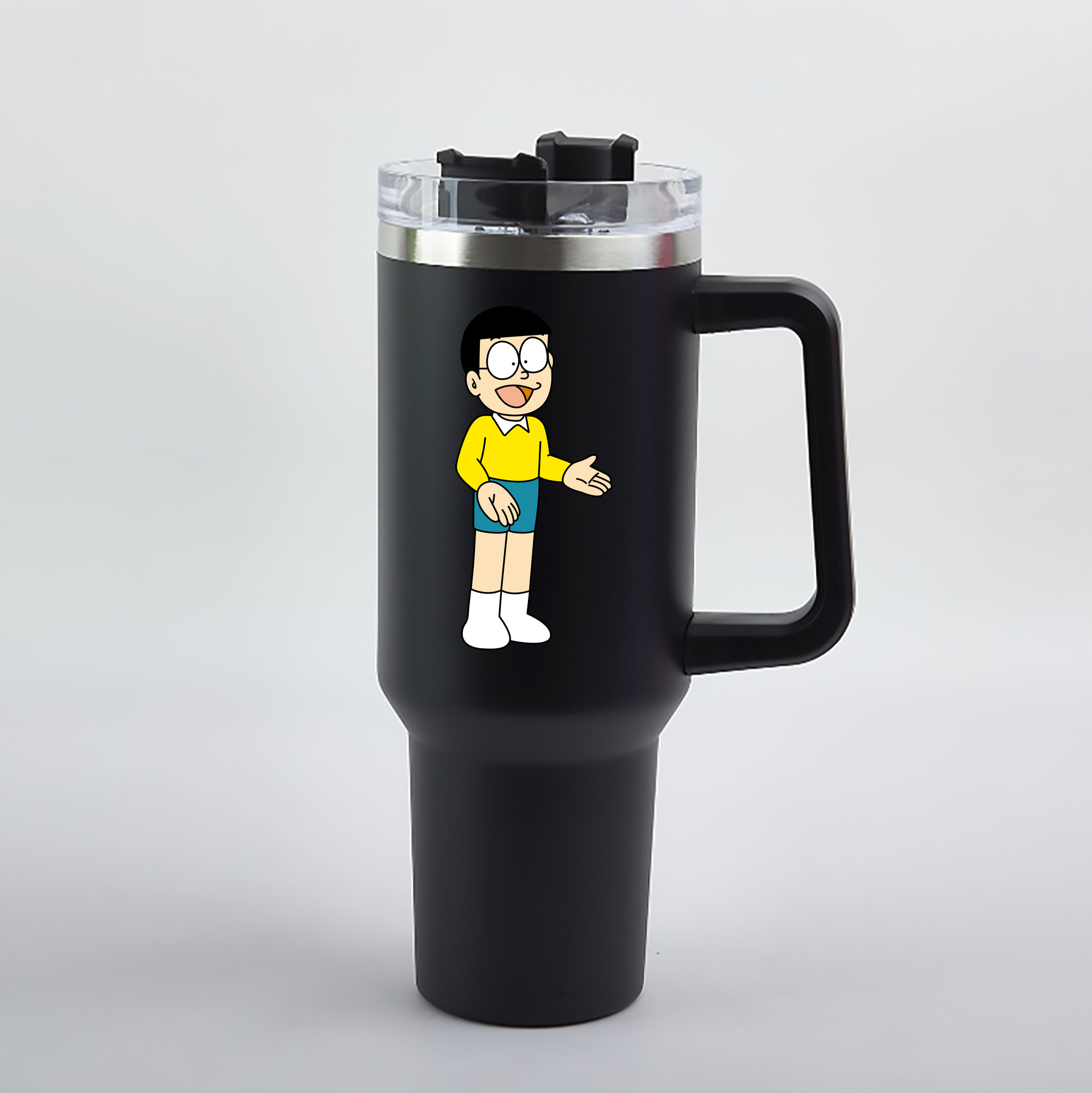 （画像用） ドラえもん 野比 のび太 Doraemon Nobita Nobi 1200mL車用タンブラー（カラープリント）
