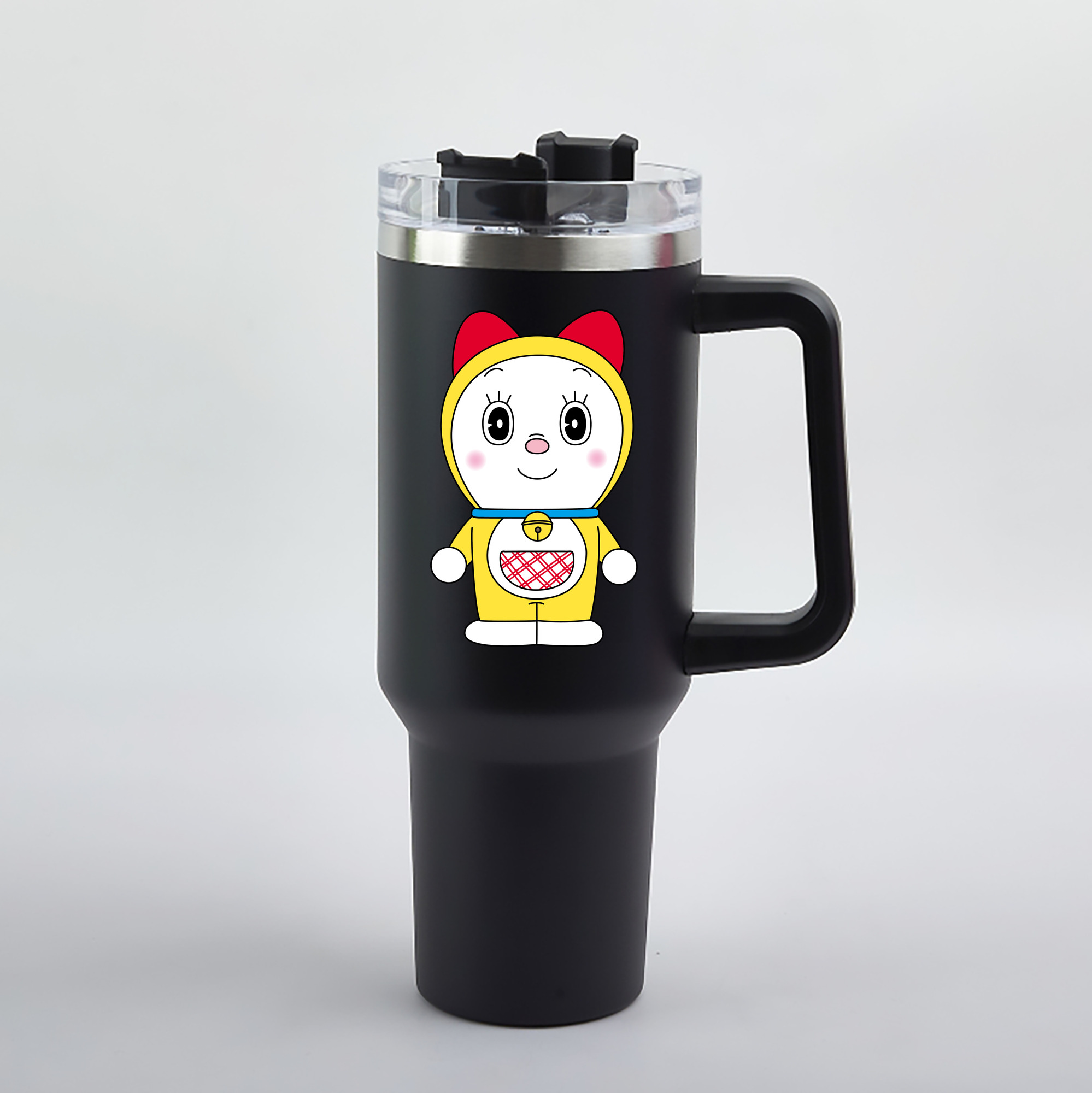 （画像用） ドラえもん ドラミ Doraemon Dorami 1200mL車用タンブラー（カラープリント）
