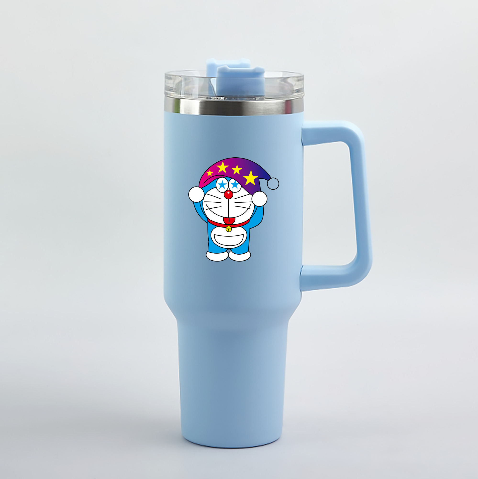 （画像用） ドラえもん Doraemon 1200mL車用タンブラー（カラープリント）
