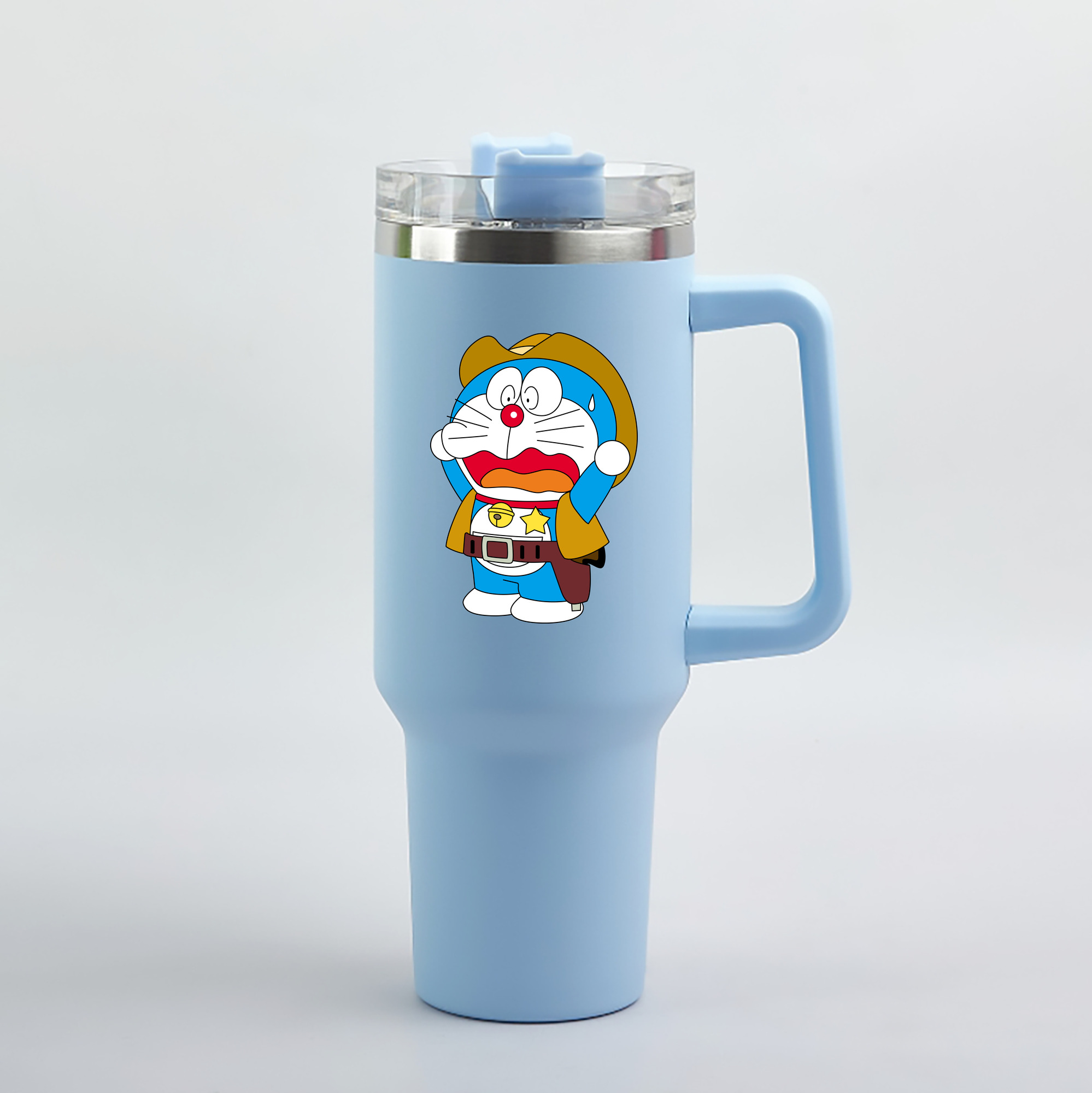 （画像用） ドラえもん Doraemon 1200mL車用タンブラー（カラープリント）