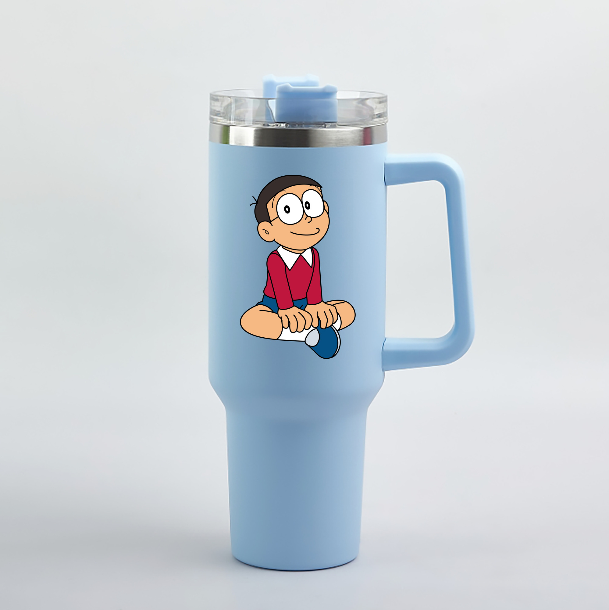 （画像用） ドラえもん 野比 のび太 Doraemon Nobita Nobi 1200mL車用タンブラー（カラープリント）