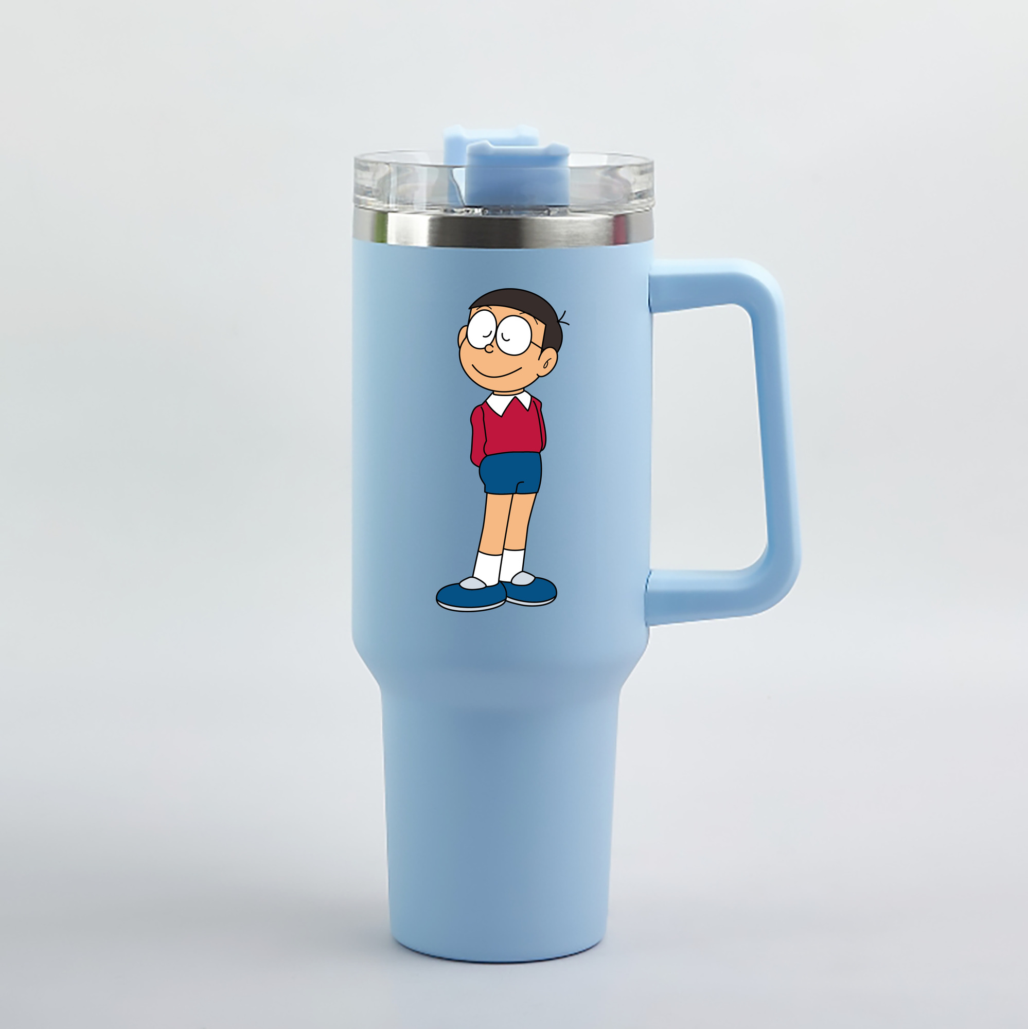 （画像用） ドラえもん 野比 のび太 Doraemon Nobita Nobi 1200mL車用タンブラー（カラープリント）