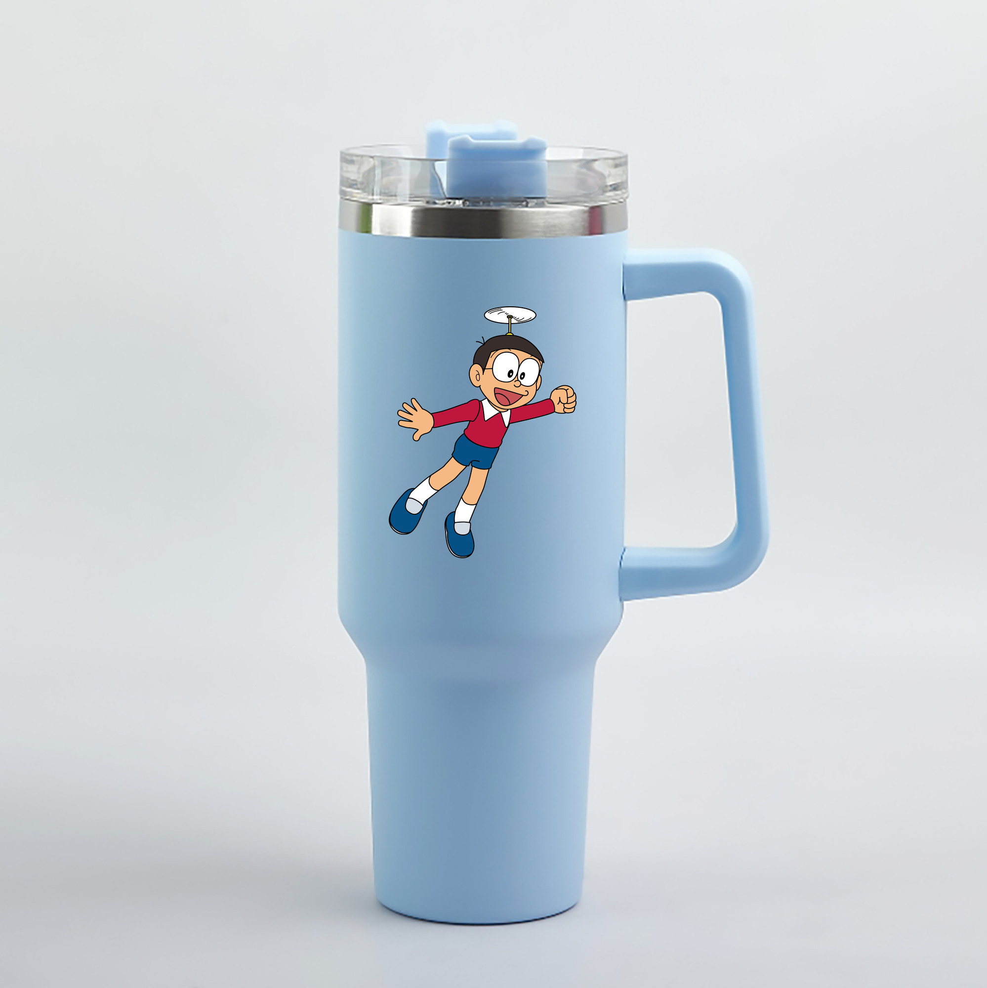 （画像用） ドラえもん 野比 のび太 Doraemon Nobita Nobi 1200mL車用タンブラー（カラープリント）