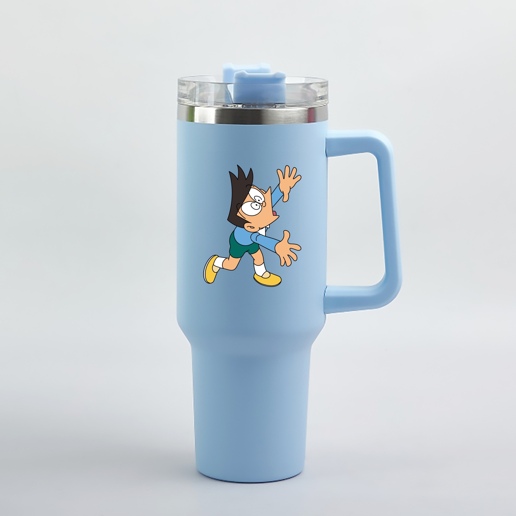 （画像用） ドラえもん 骨川 スネ夫 Doraemon Honekawa Suneo 1200mL車用タンブラー（カラープリント）