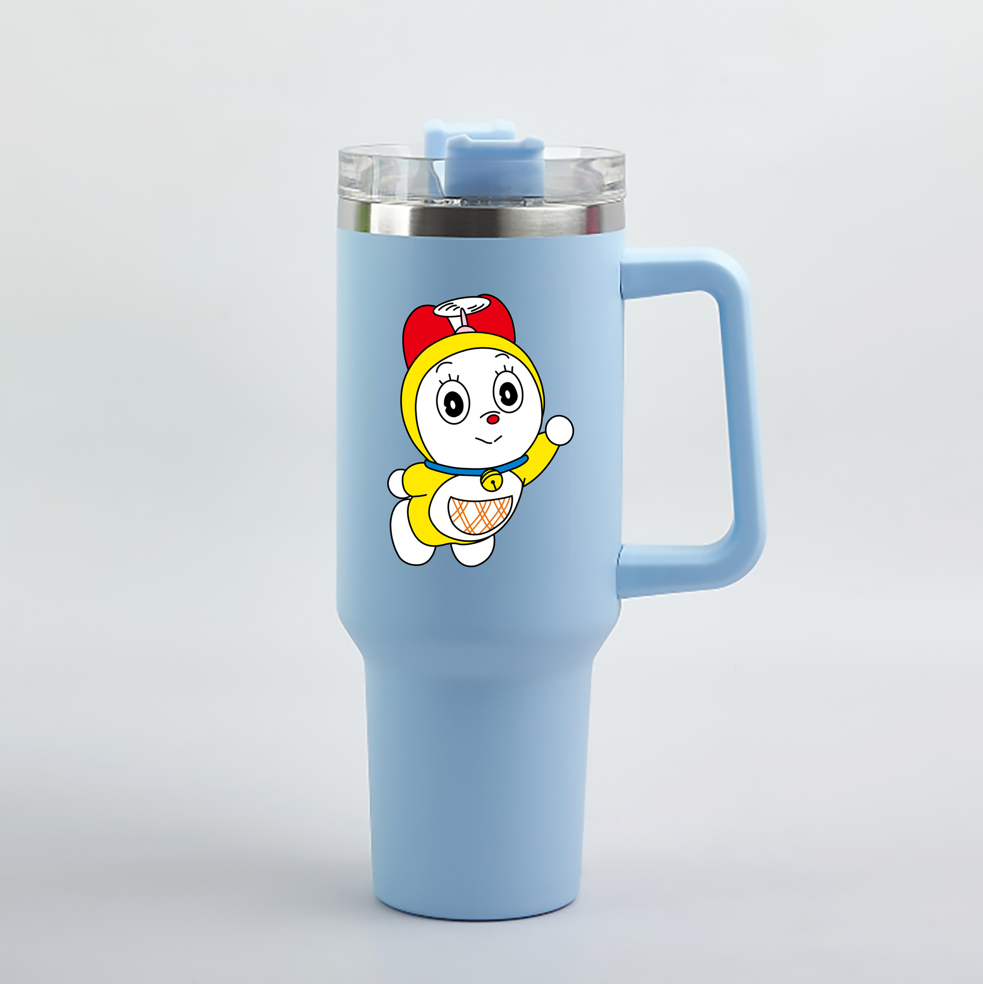 （画像用） ドラえもん ドラミ Doraemon Dorami 1200mL車用タンブラー（カラープリント）