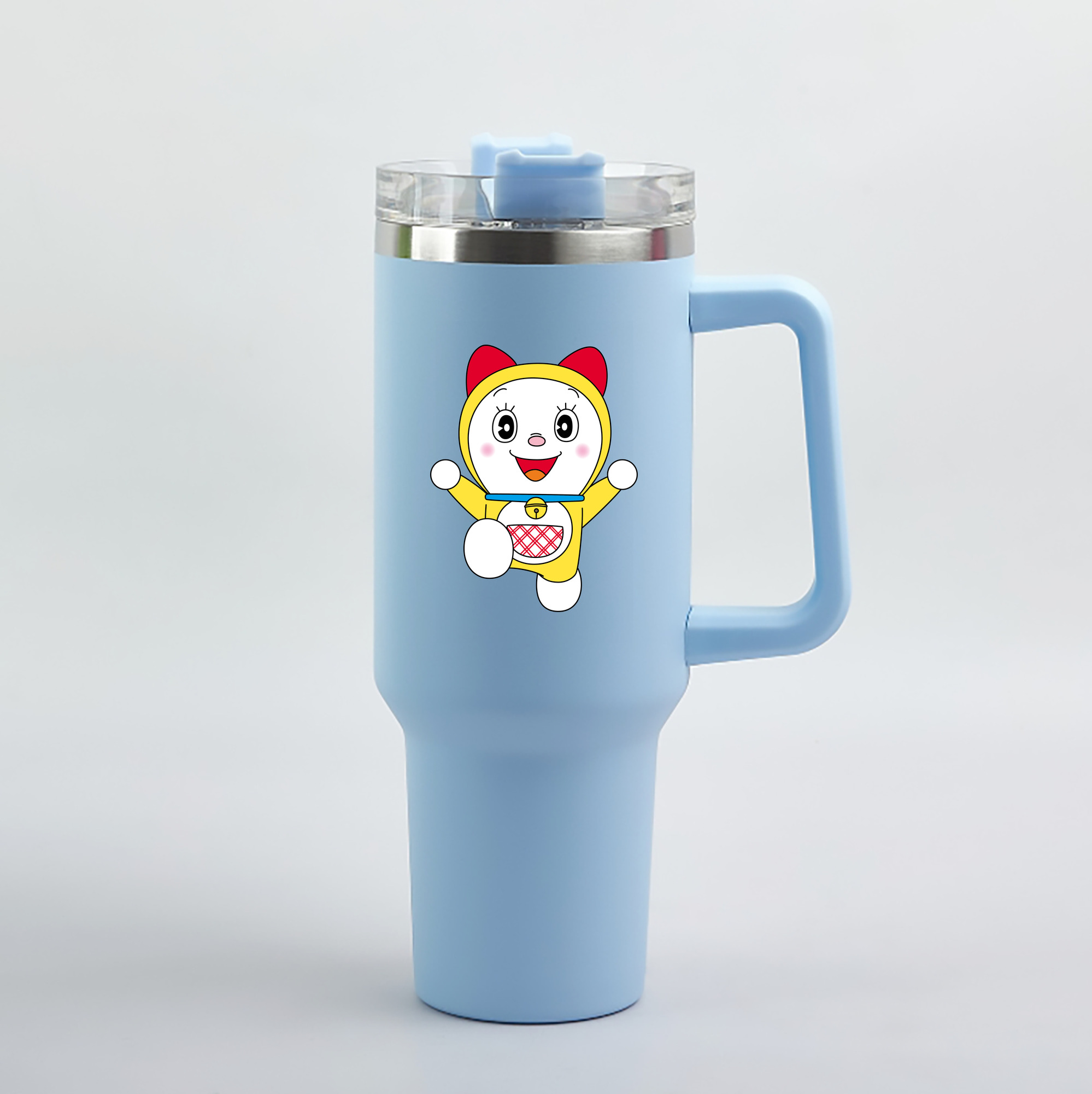 （画像用） ドラえもん ドラミ Doraemon Dorami 1200mL車用タンブラー（カラープリント）