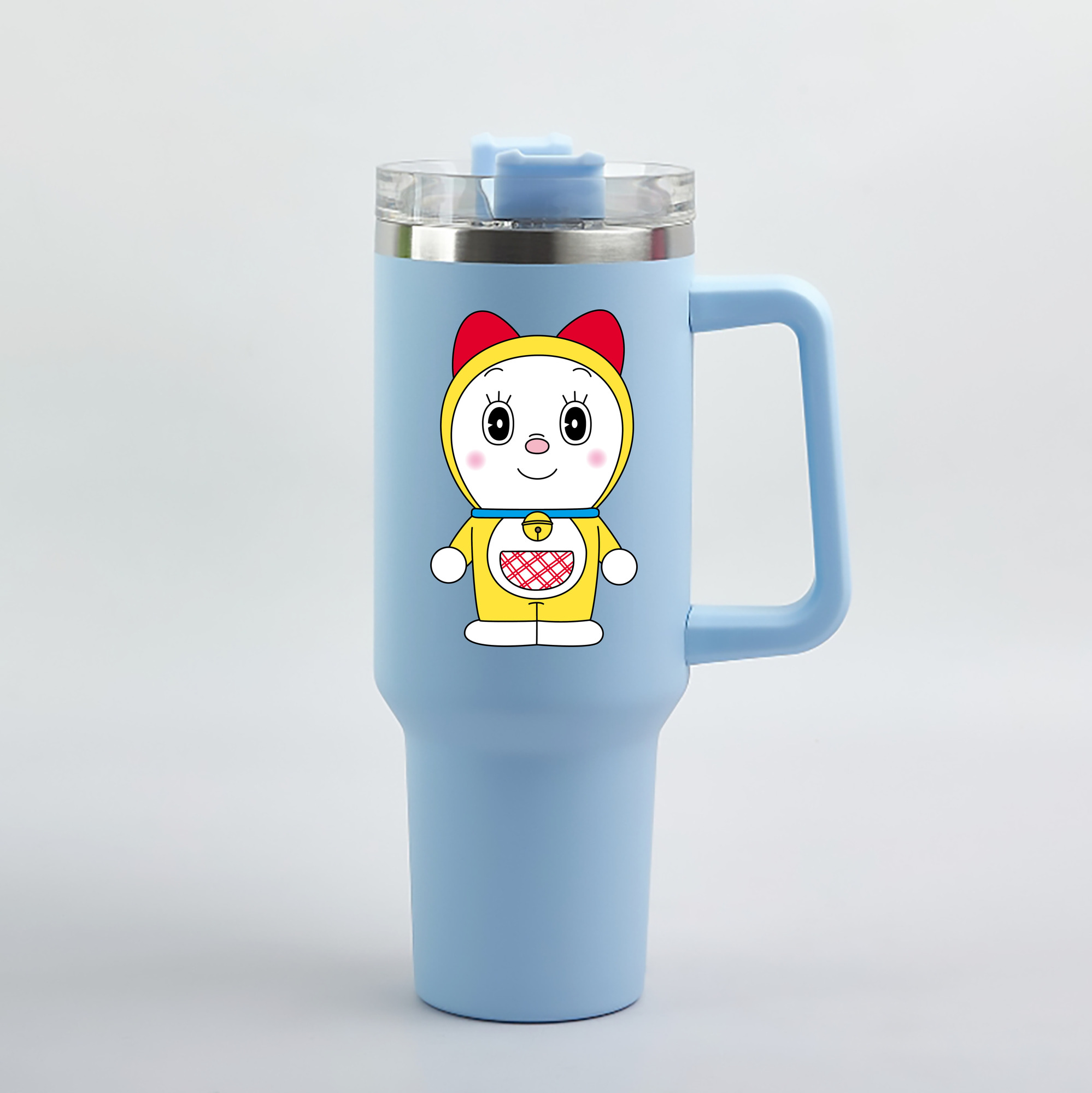 （画像用） ドラえもん ドラミ Doraemon Dorami 1200mL車用タンブラー（カラープリント）