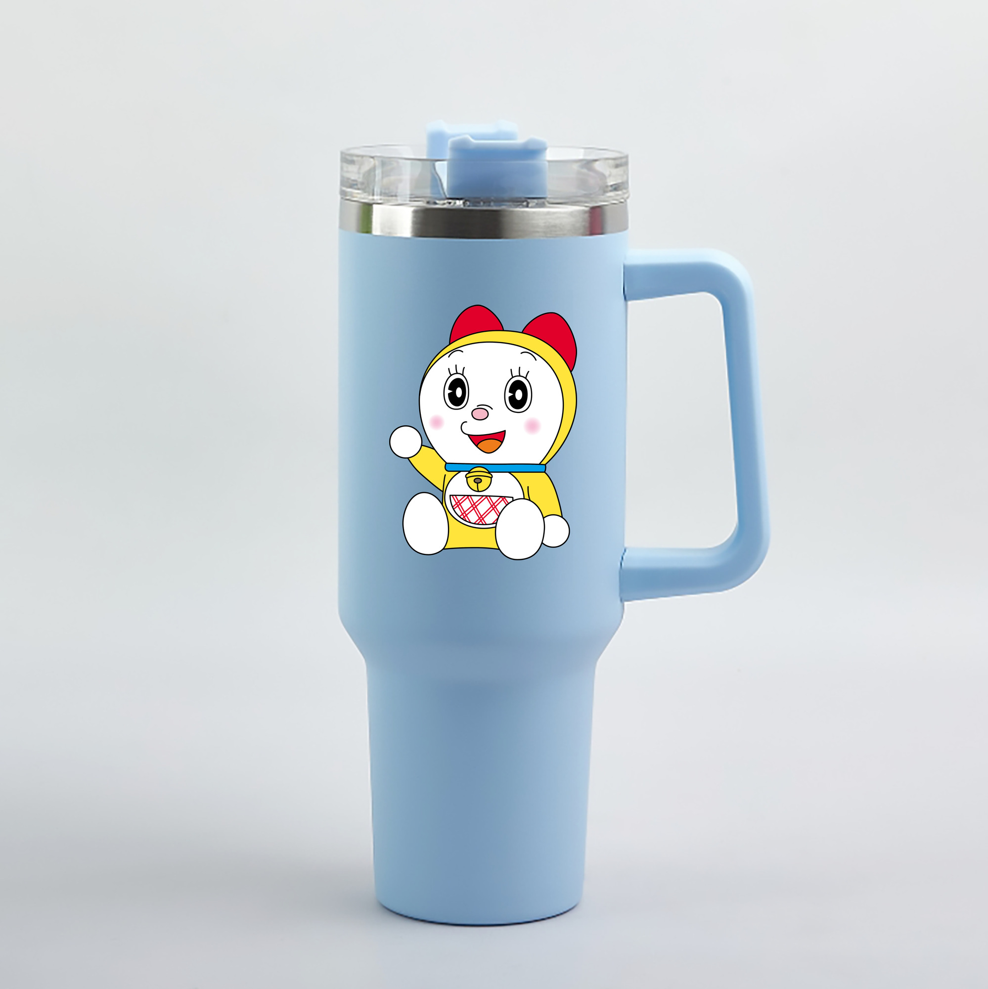 （画像用） ドラえもん ドラミ Doraemon Dorami 1200mL車用タンブラー（カラープリント）