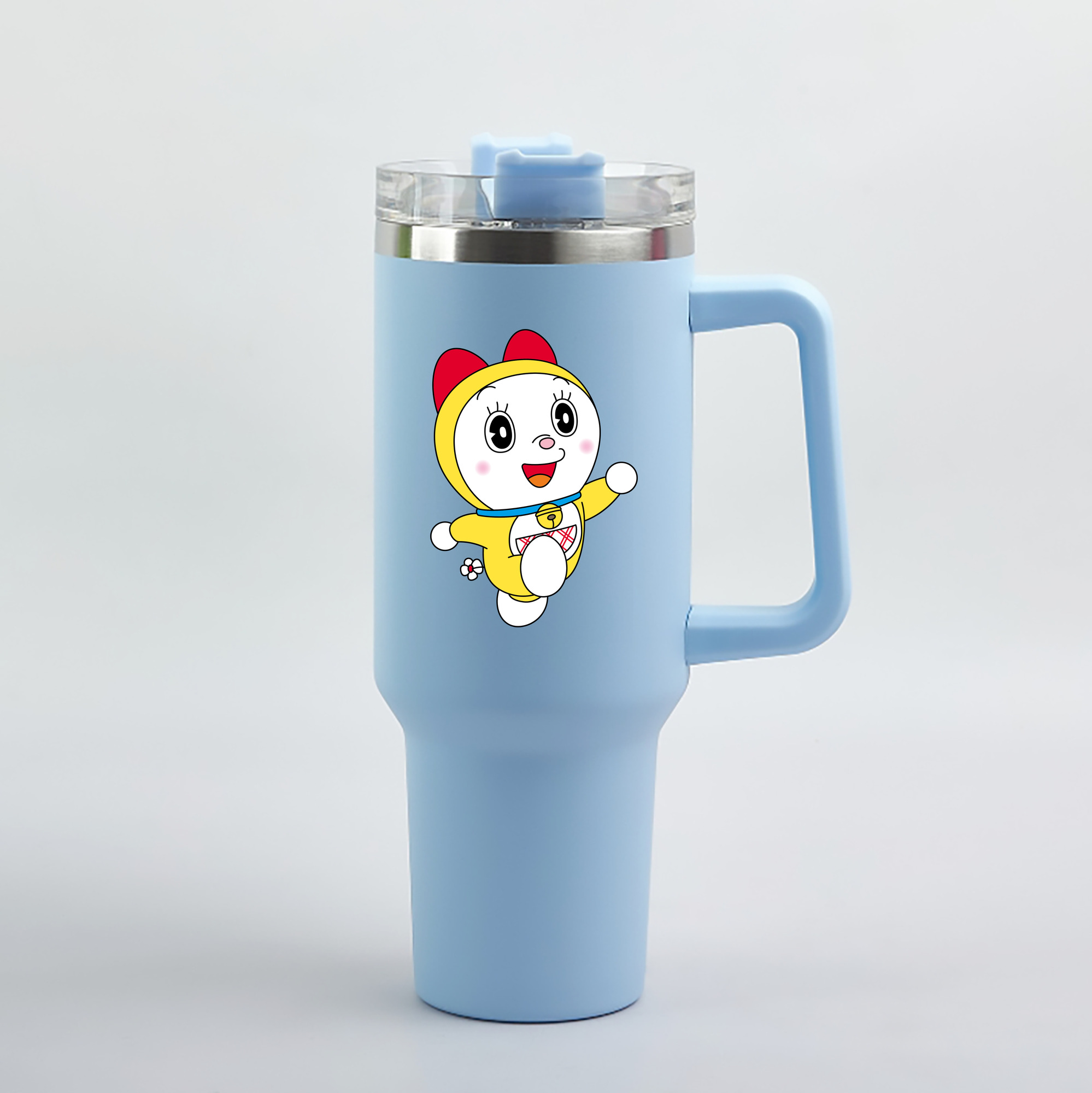 （画像用） ドラえもん ドラミ Doraemon Dorami 1200mL車用タンブラー（カラープリント）