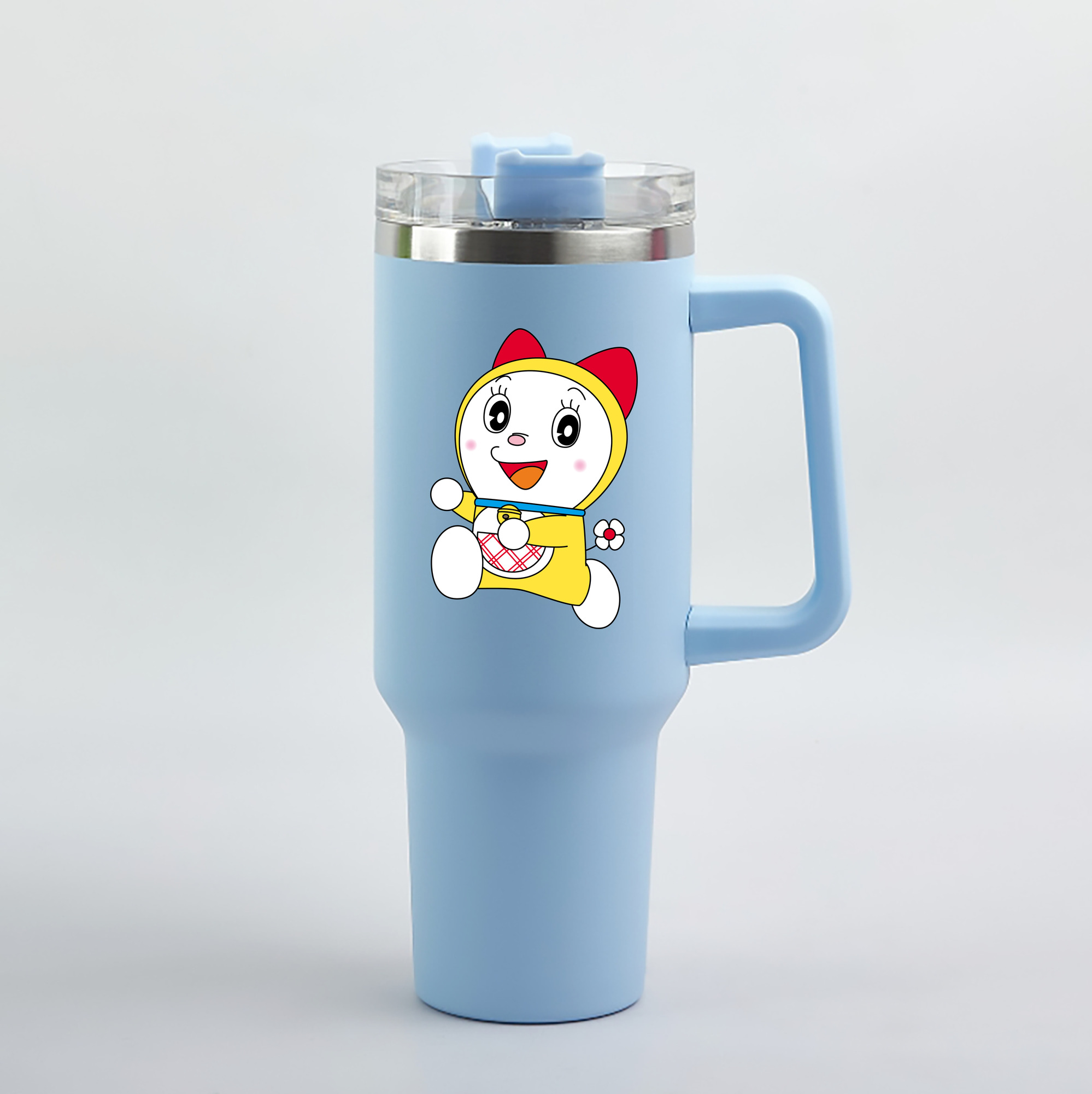 （画像用） ドラえもん ドラミ Doraemon Dorami 1200mL車用タンブラー（カラープリント）