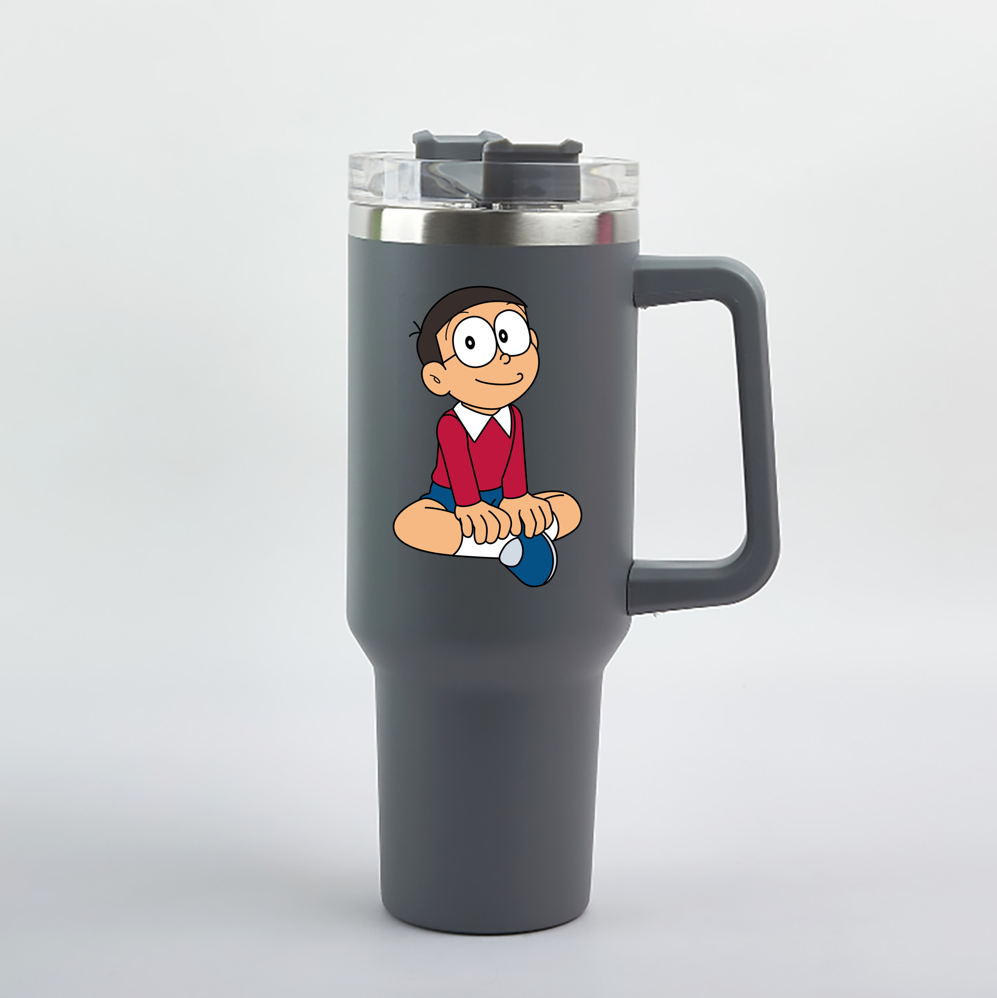 （画像用） ドラえもん 野比 のび太 Doraemon Nobita Nobi 1200mL車用タンブラー（カラープリント）