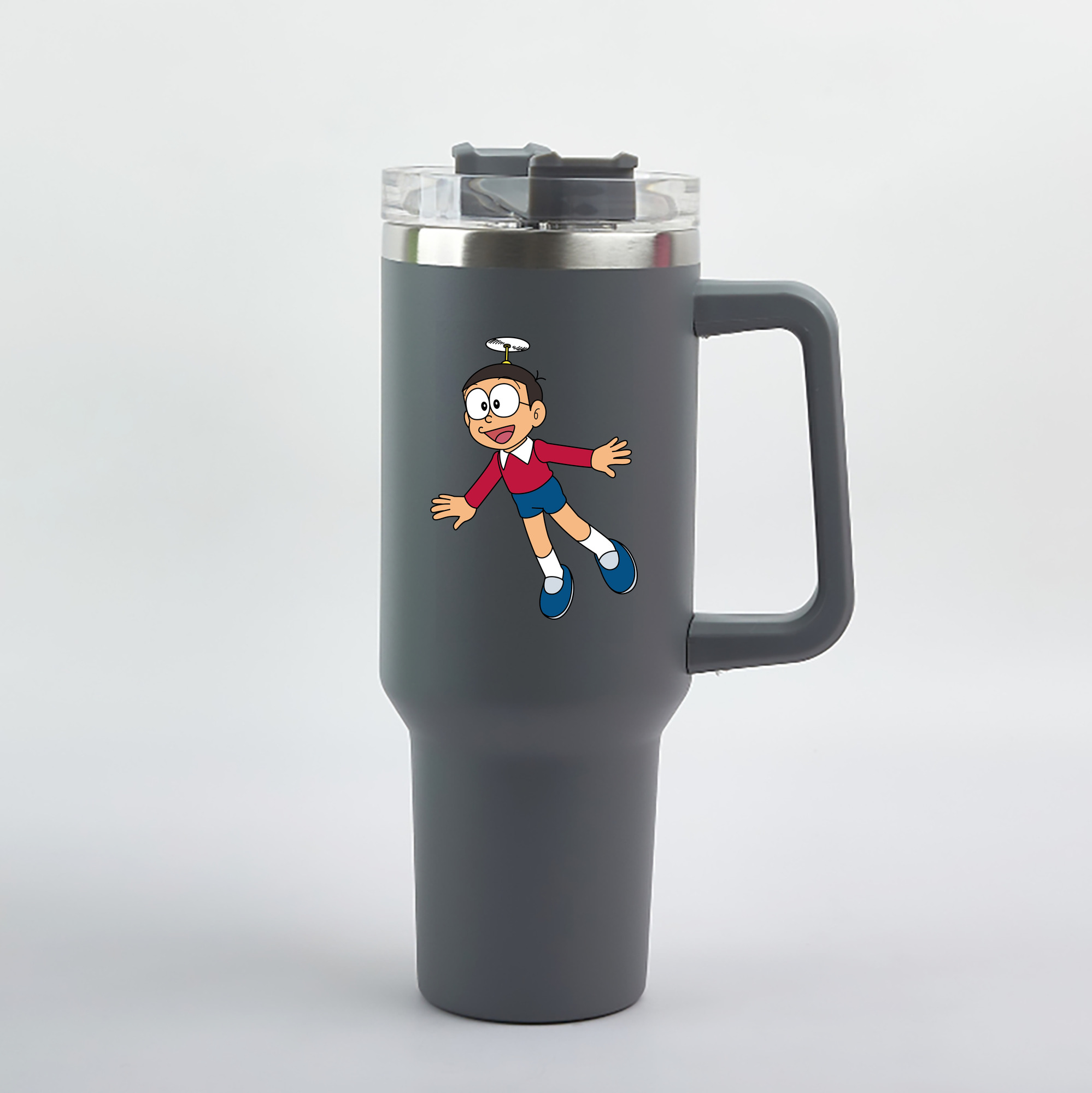 （画像用） ドラえもん 野比 のび太 Doraemon Nobita Nobi 1200mL車用タンブラー（カラープリント）