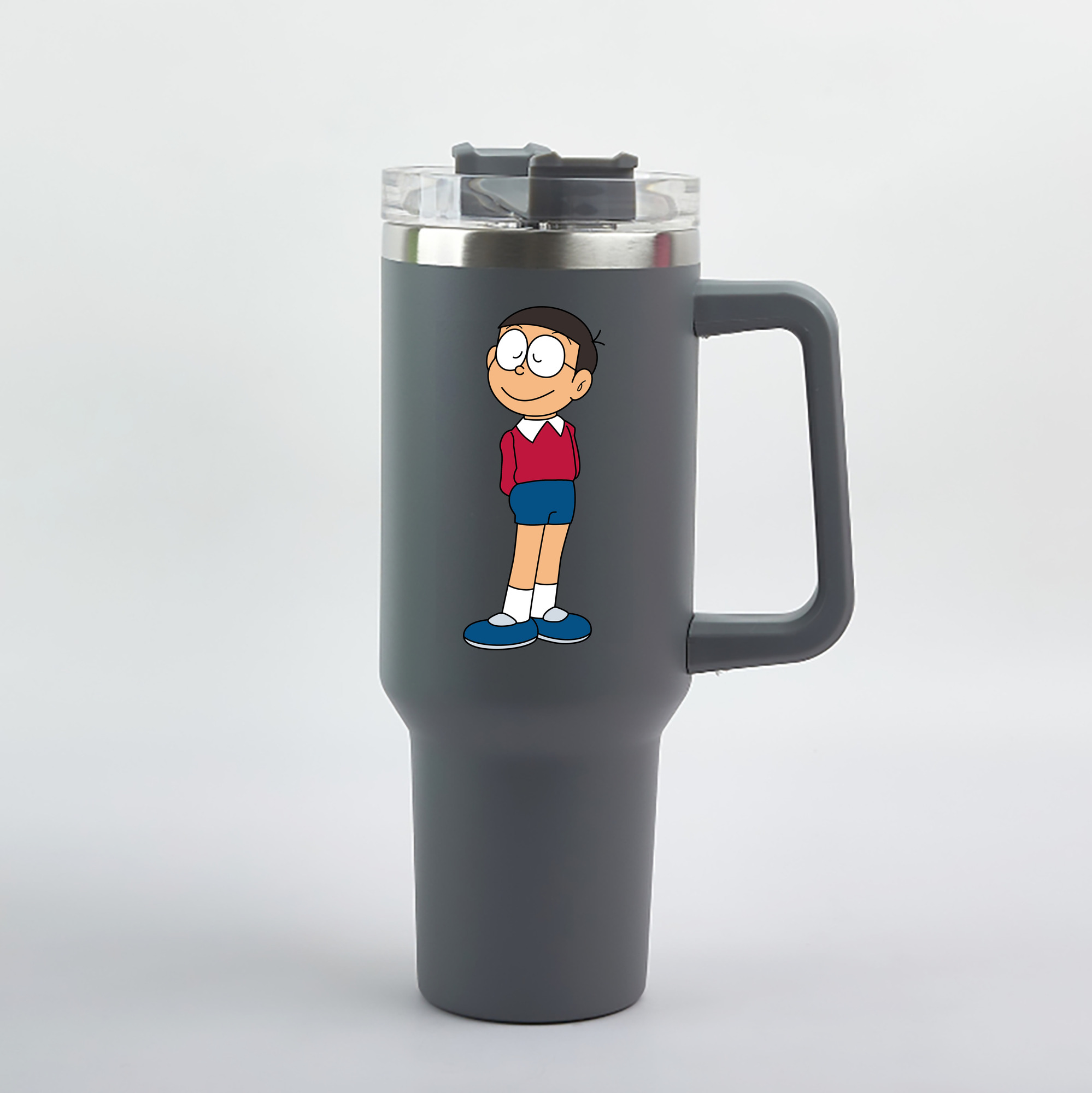 （画像用） ドラえもん 野比 のび太 Doraemon Nobita Nobi 1200mL車用タンブラー（カラープリント）