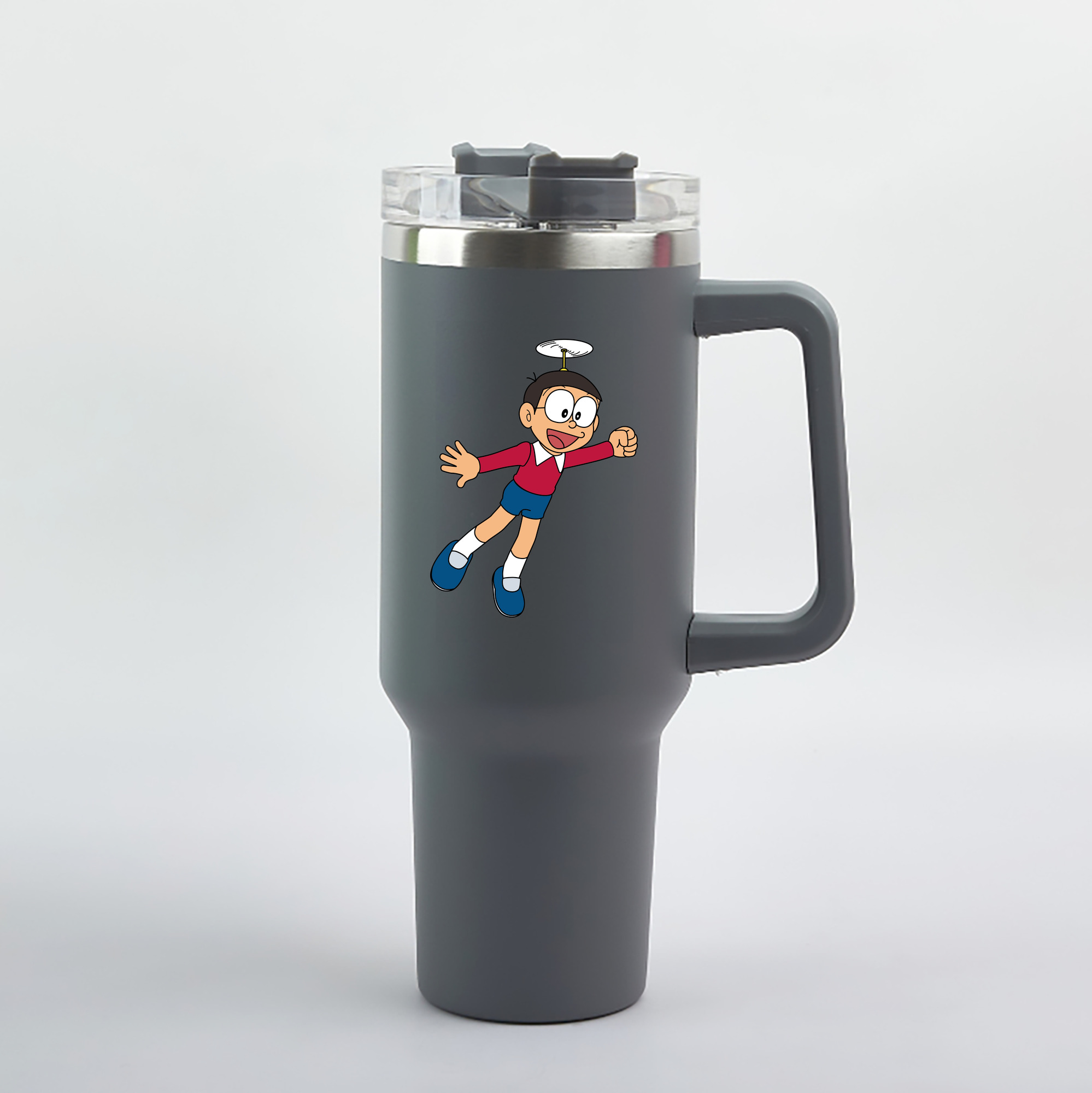 （画像用） ドラえもん 野比 のび太 Doraemon Nobita Nobi 1200mL車用タンブラー（カラープリント）