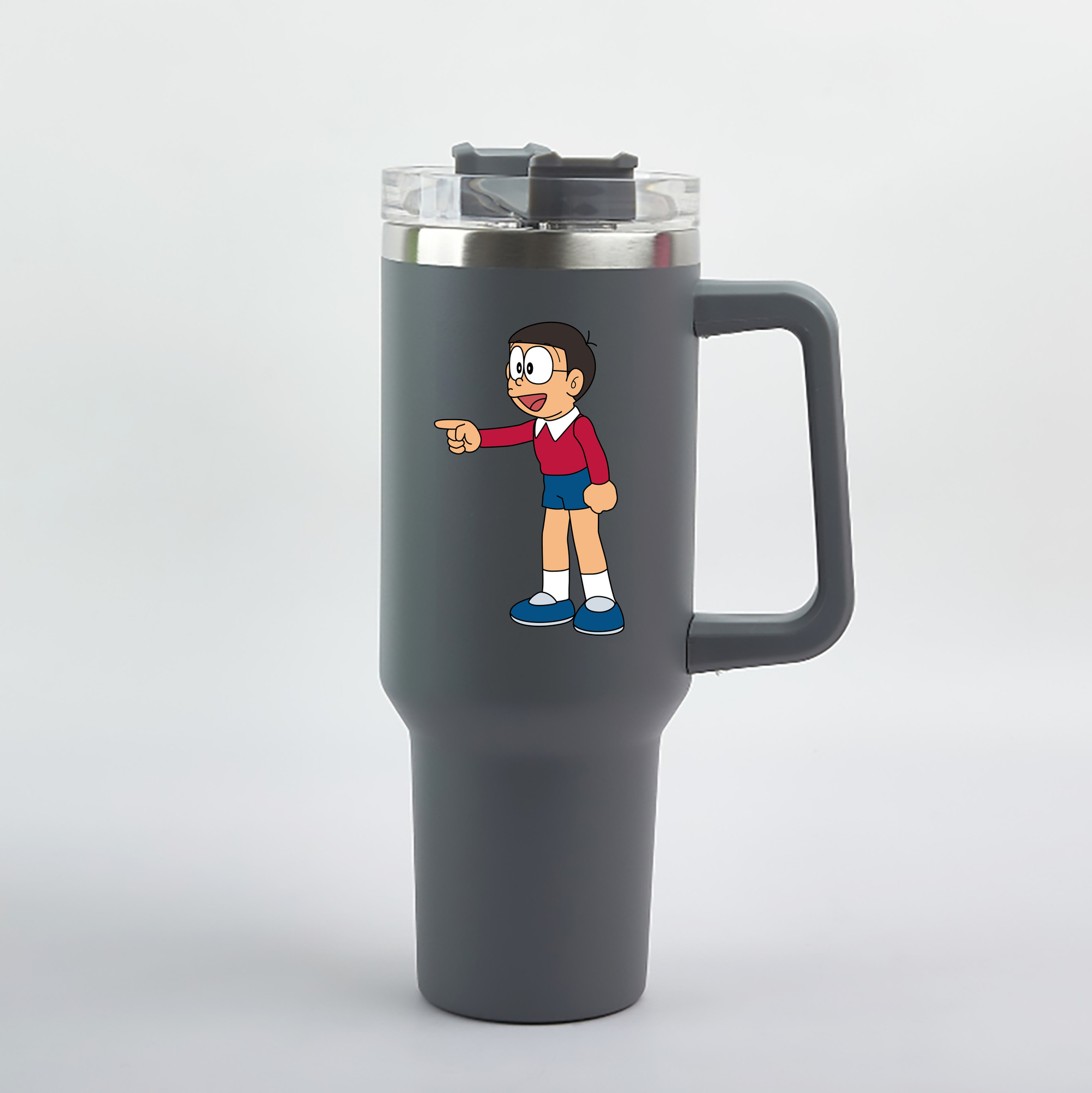 （画像用） ドラえもん 野比 のび太 Doraemon Nobita Nobi 1200mL車用タンブラー（カラープリント）