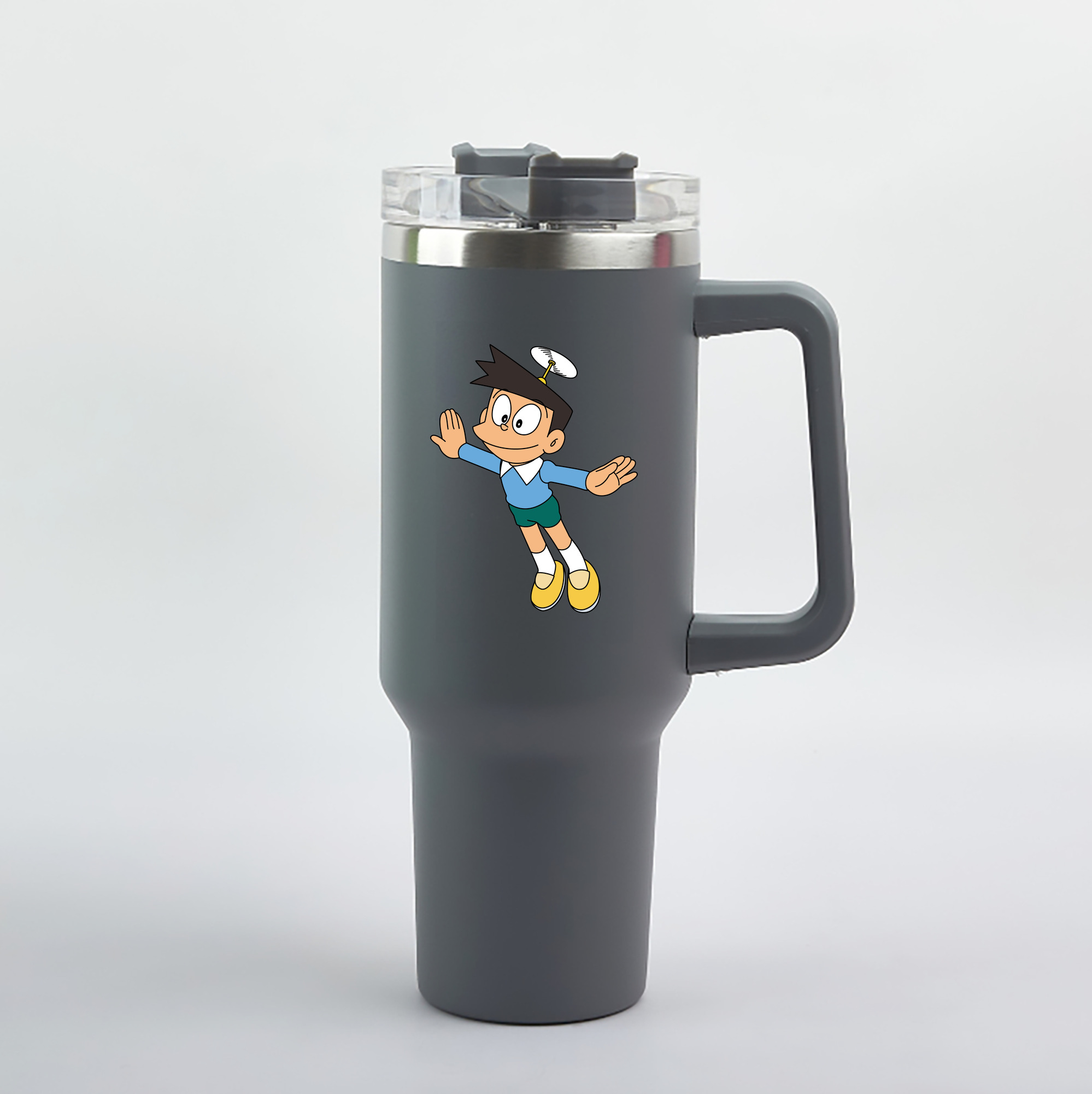 （画像用） ドラえもん 骨川 スネ夫 Doraemon Honekawa Suneo 1200mL車用タンブラー（カラープリント）
