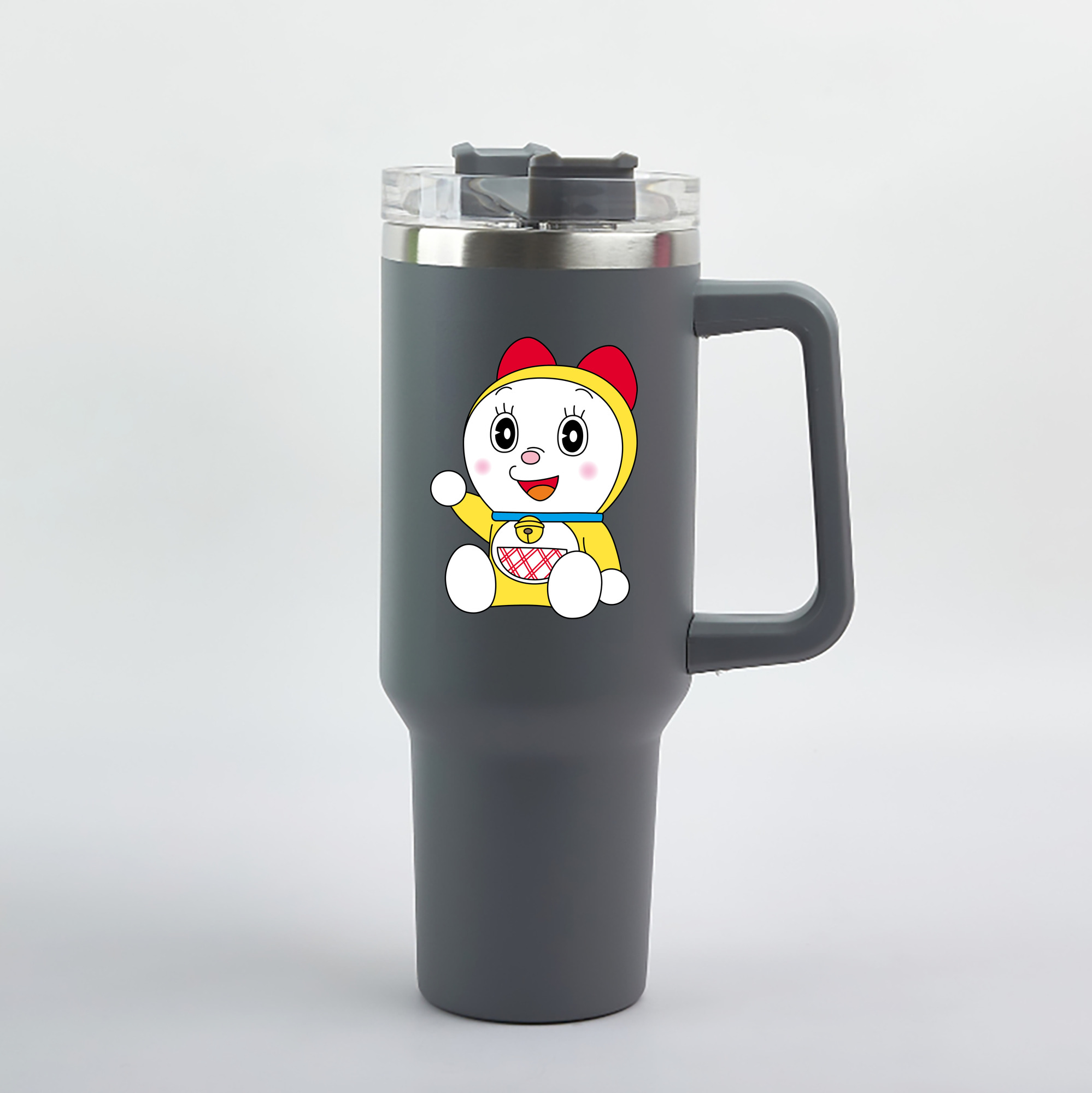 （画像用） ドラえもん ドラミ Doraemon Dorami 1200mL車用タンブラー（カラープリント）