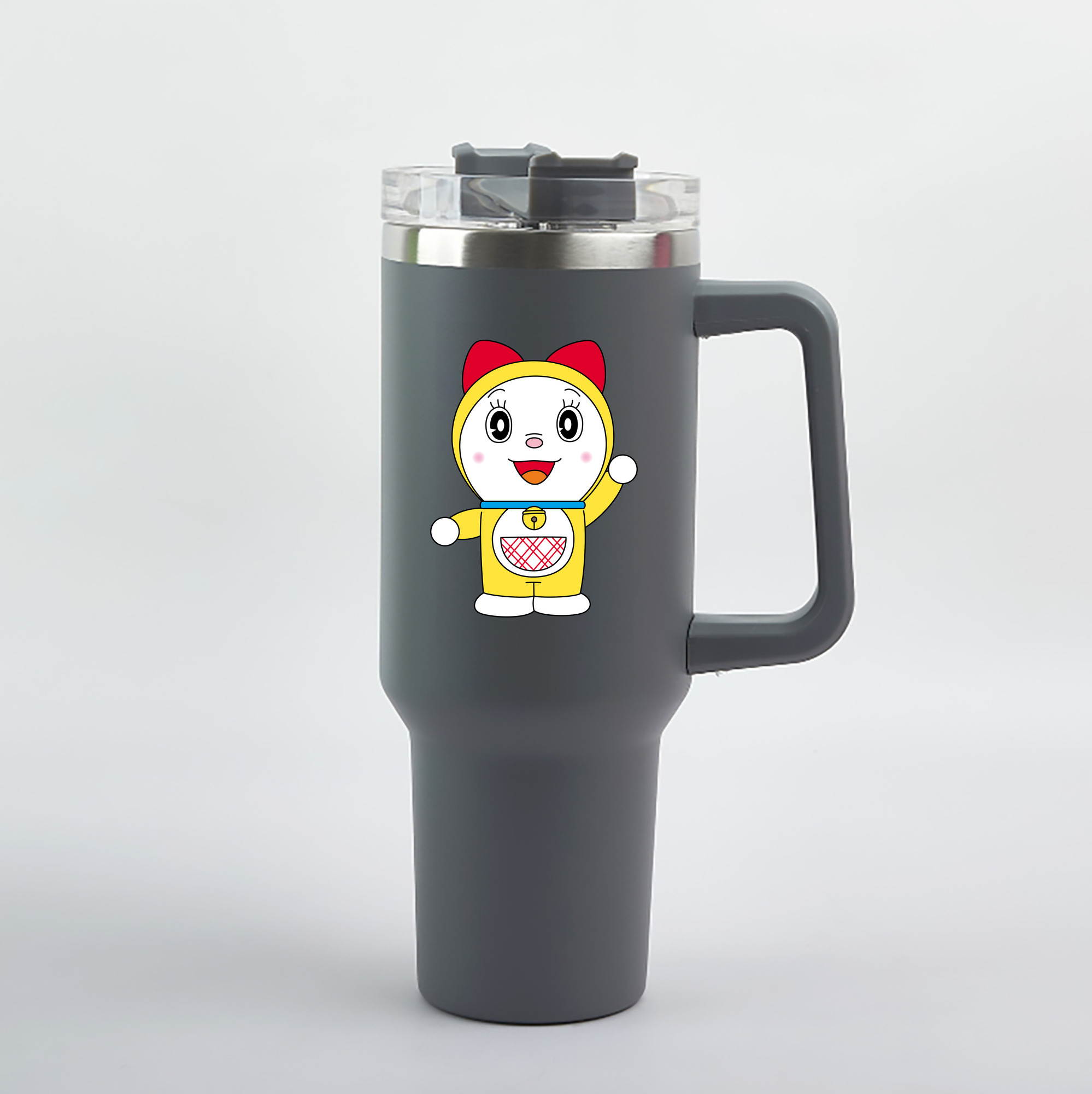 （画像用） ドラえもん ドラミ Doraemon Dorami 1200mL車用タンブラー（カラープリント）