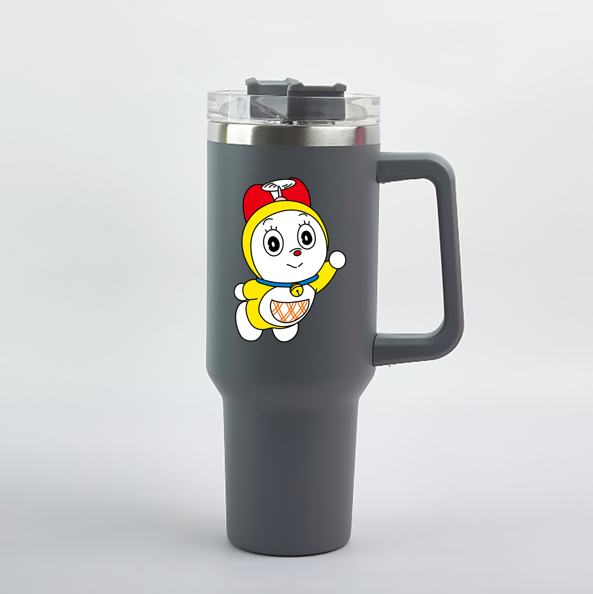 （画像用） ドラえもん ドラミ Doraemon Dorami 1200mL車用タンブラー（カラープリント）
