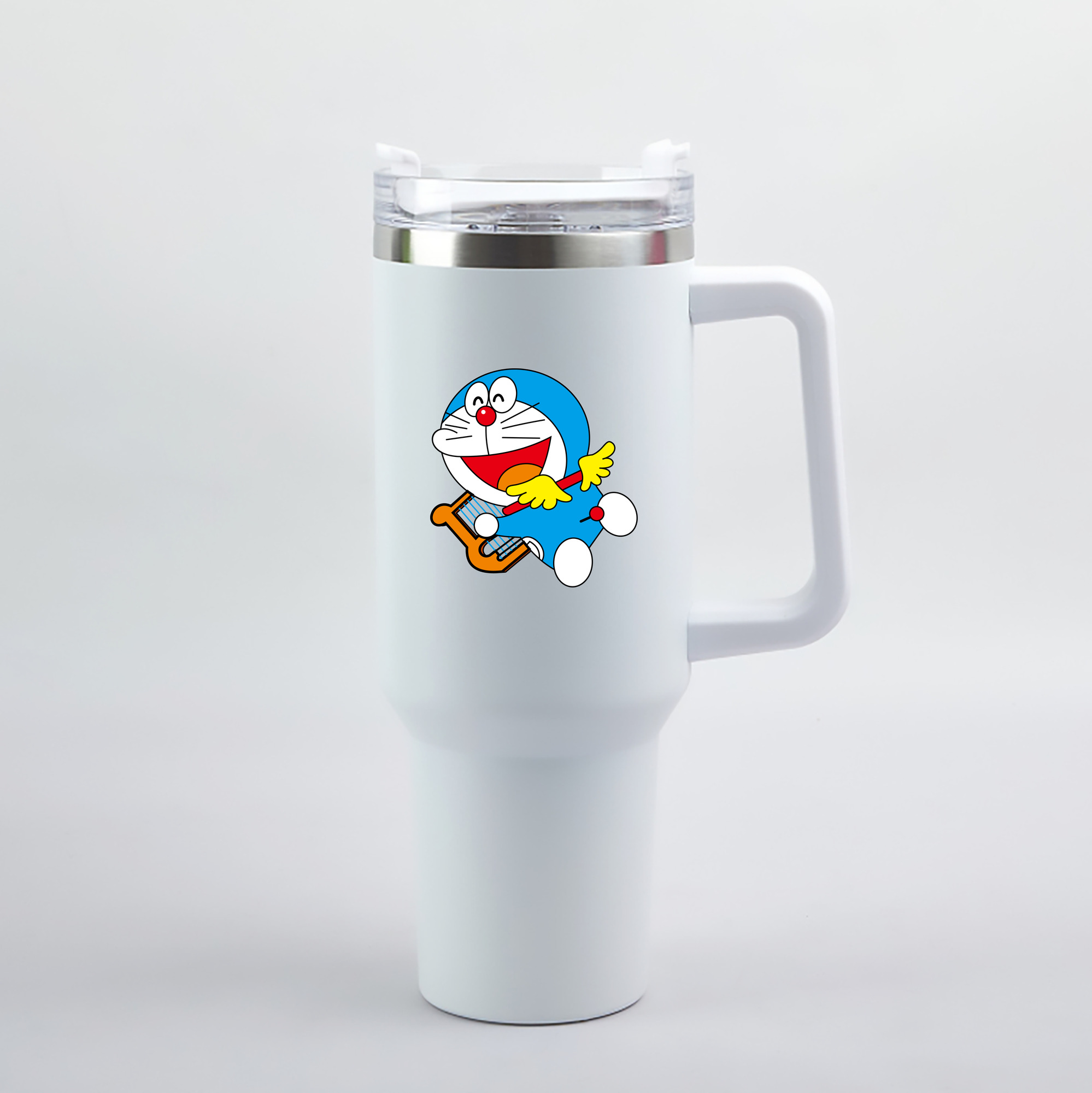 （画像用） ドラえもん Doraemon 1200mL車用タンブラー（カラープリント）