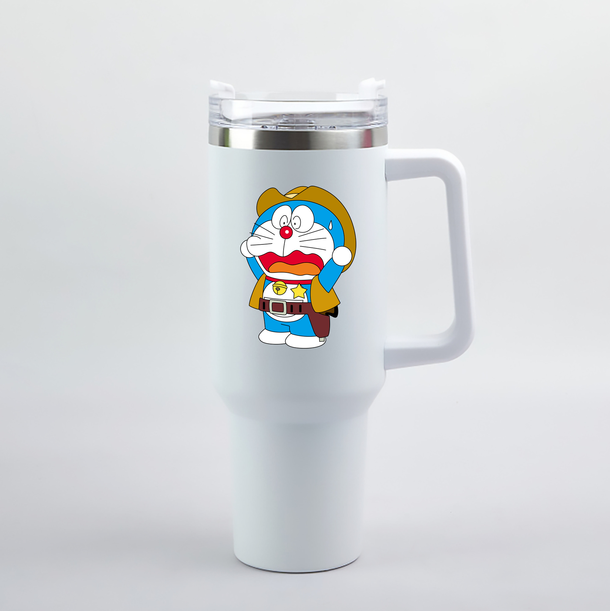 （画像用） ドラえもん Doraemon 1200mL車用タンブラー（カラープリント）