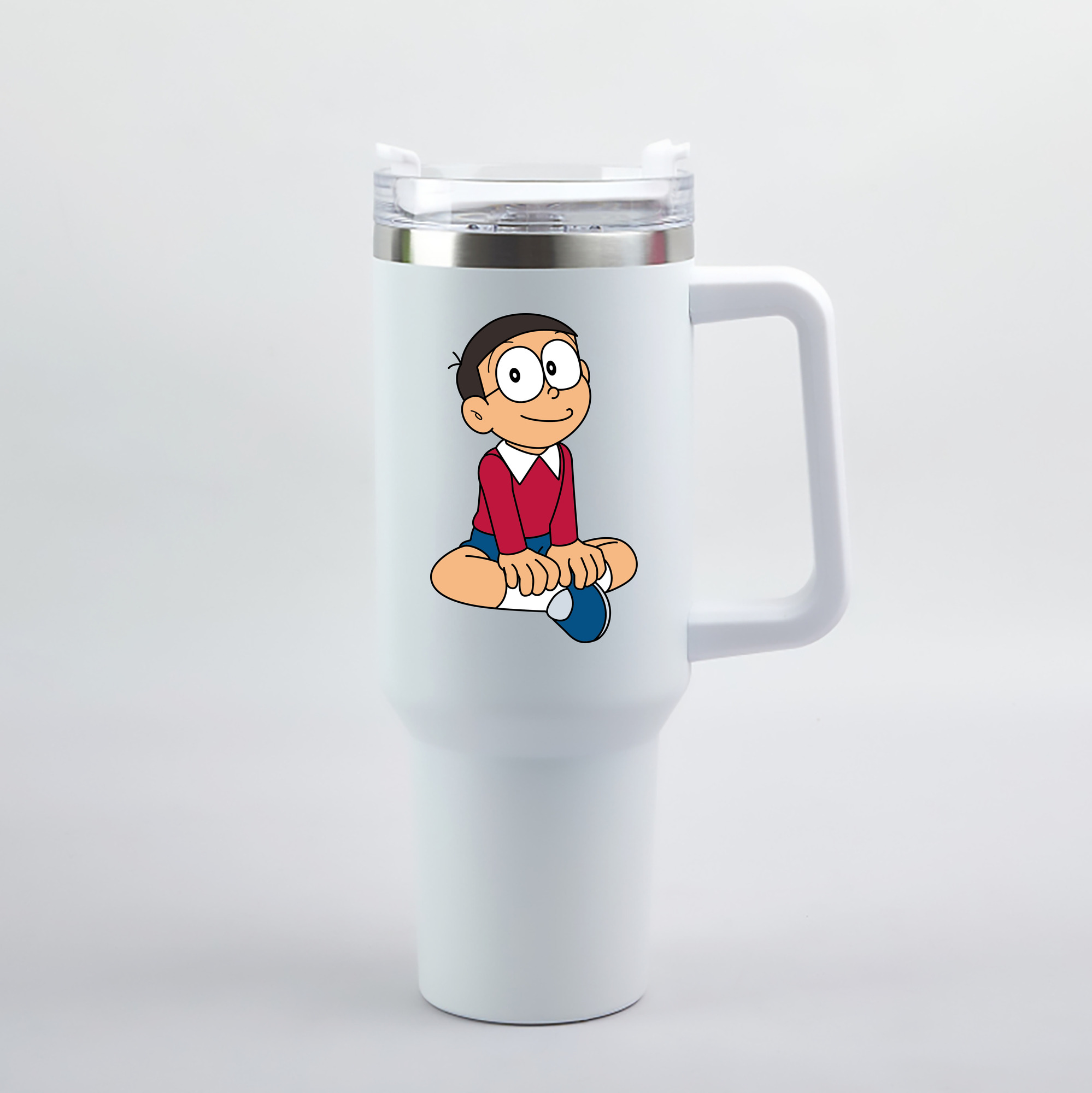 （画像用） ドラえもん 野比 のび太 Doraemon Nobita Nobi 1200mL車用タンブラー（カラープリント）