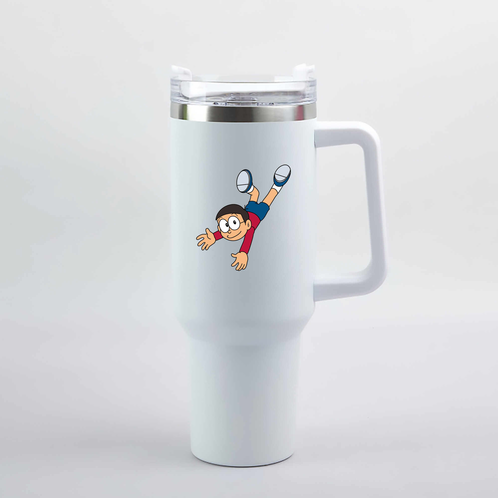 （画像用） ドラえもん 野比 のび太 Doraemon Nobita Nobi 1200mL車用タンブラー（カラープリント）