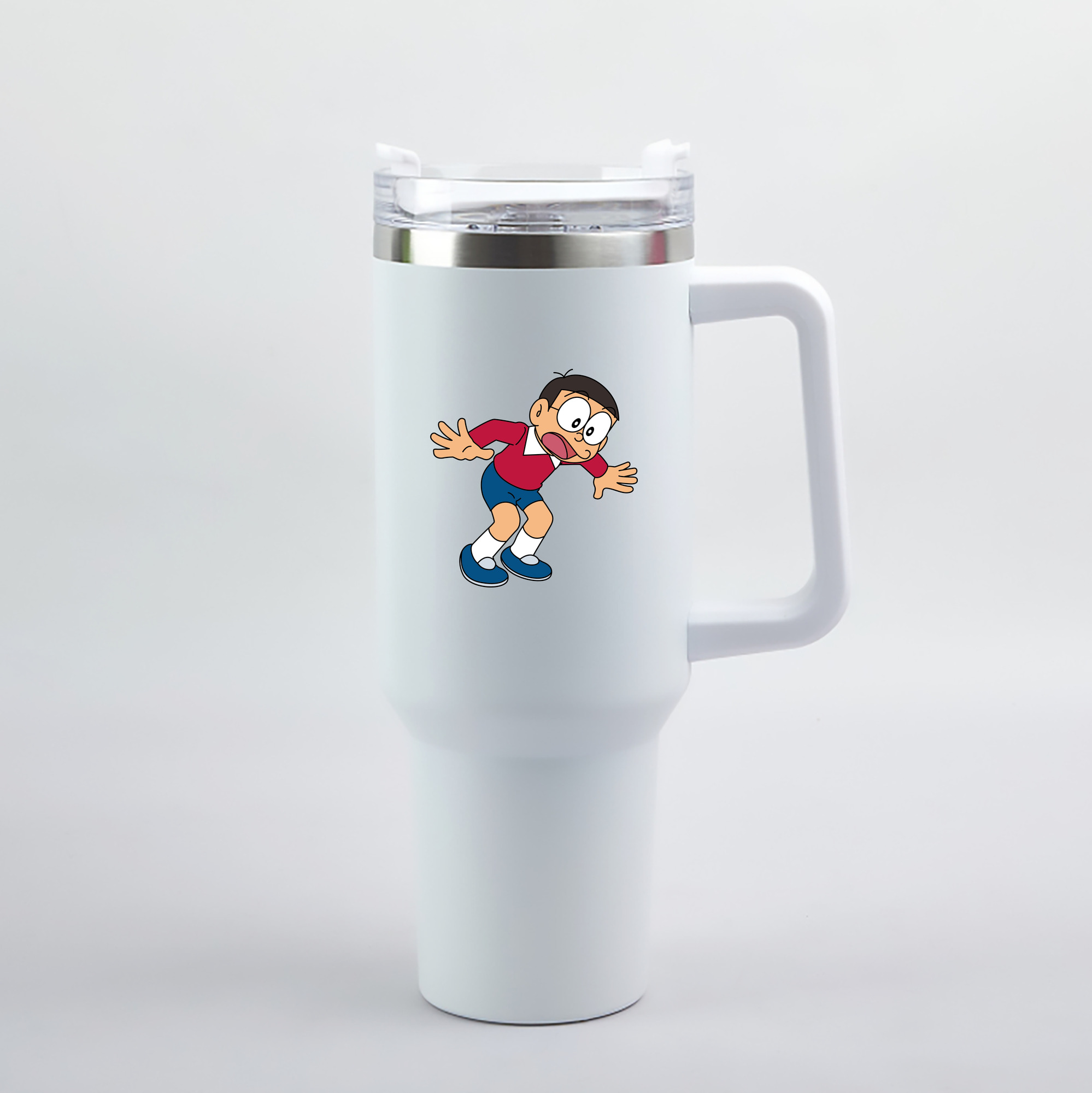 （画像用） ドラえもん 野比 のび太 Doraemon Nobita Nobi 1200mL車用タンブラー（カラープリント）